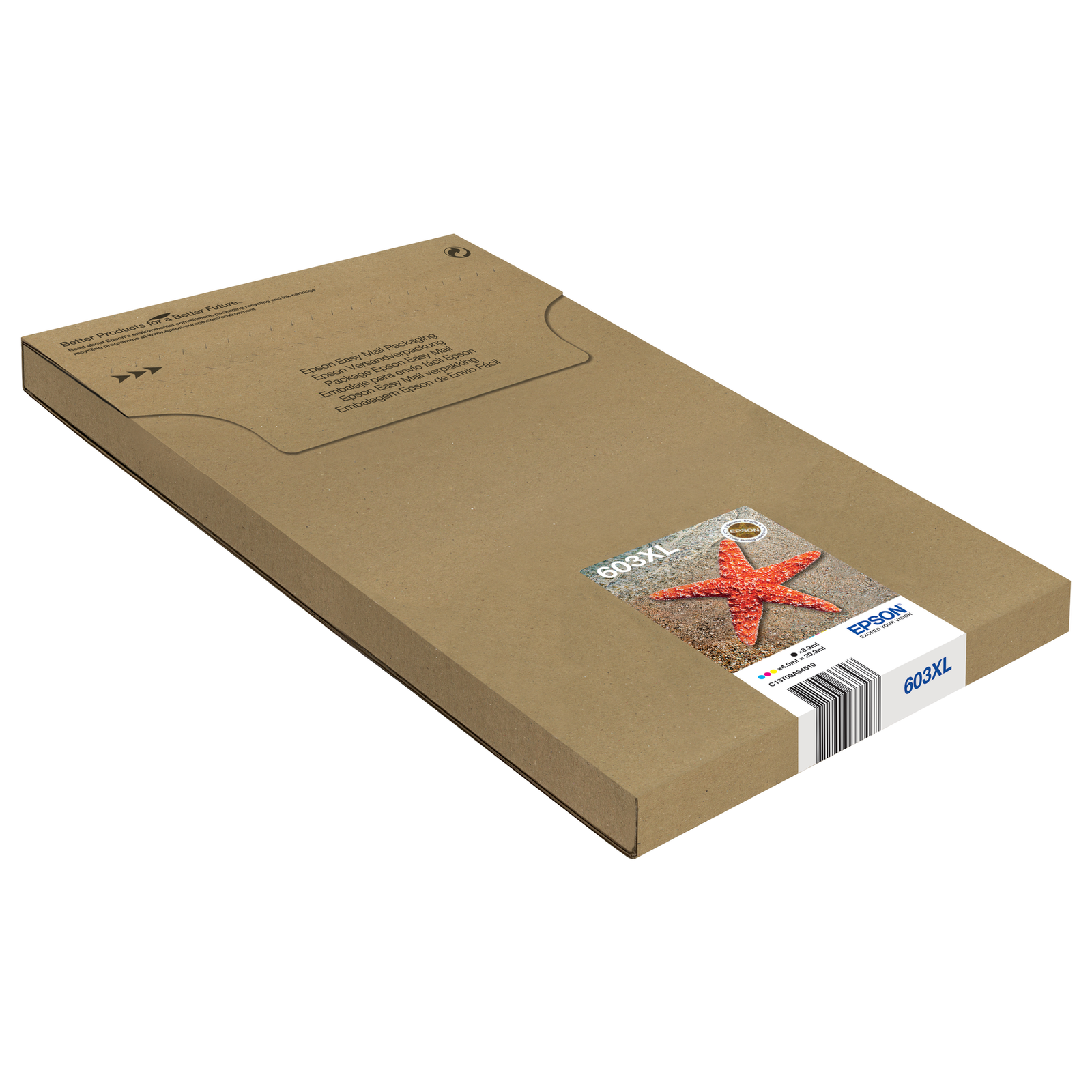 Epson Multipack 4-colours 603XL EasyMail High XL Yield 8.9 Ml 4 Ml Multipack