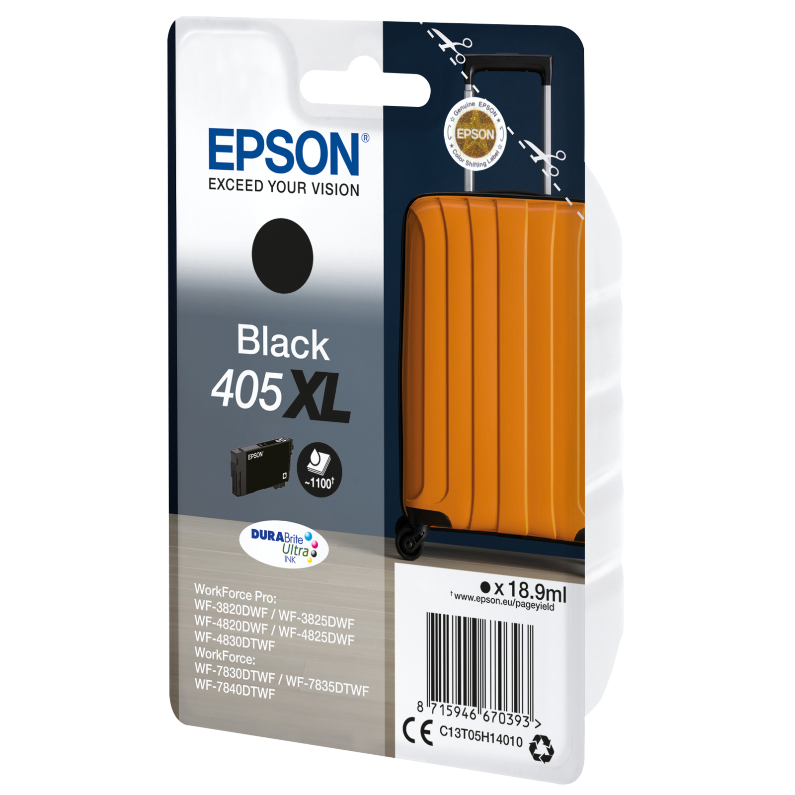 Epson 405XL 18.9 Ml Black Original Ink Cartridge