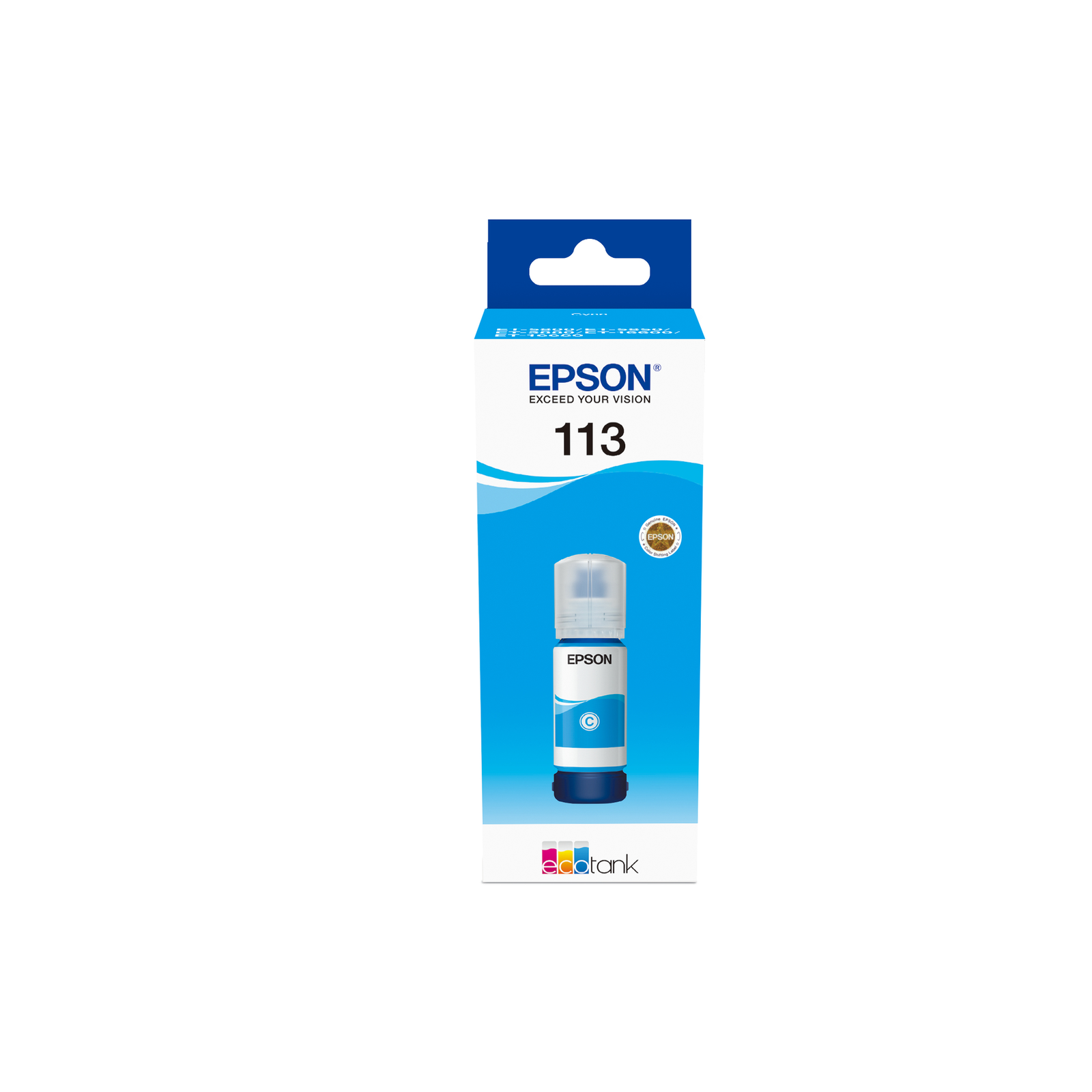 Epson EcoTank 113 cyan 6000 Pages Inkrefill