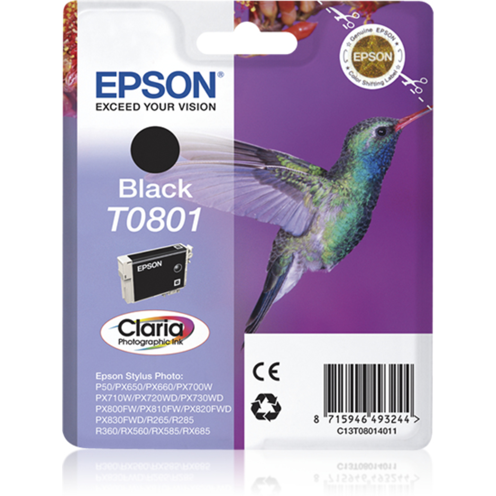 Epson Black Ink T0801