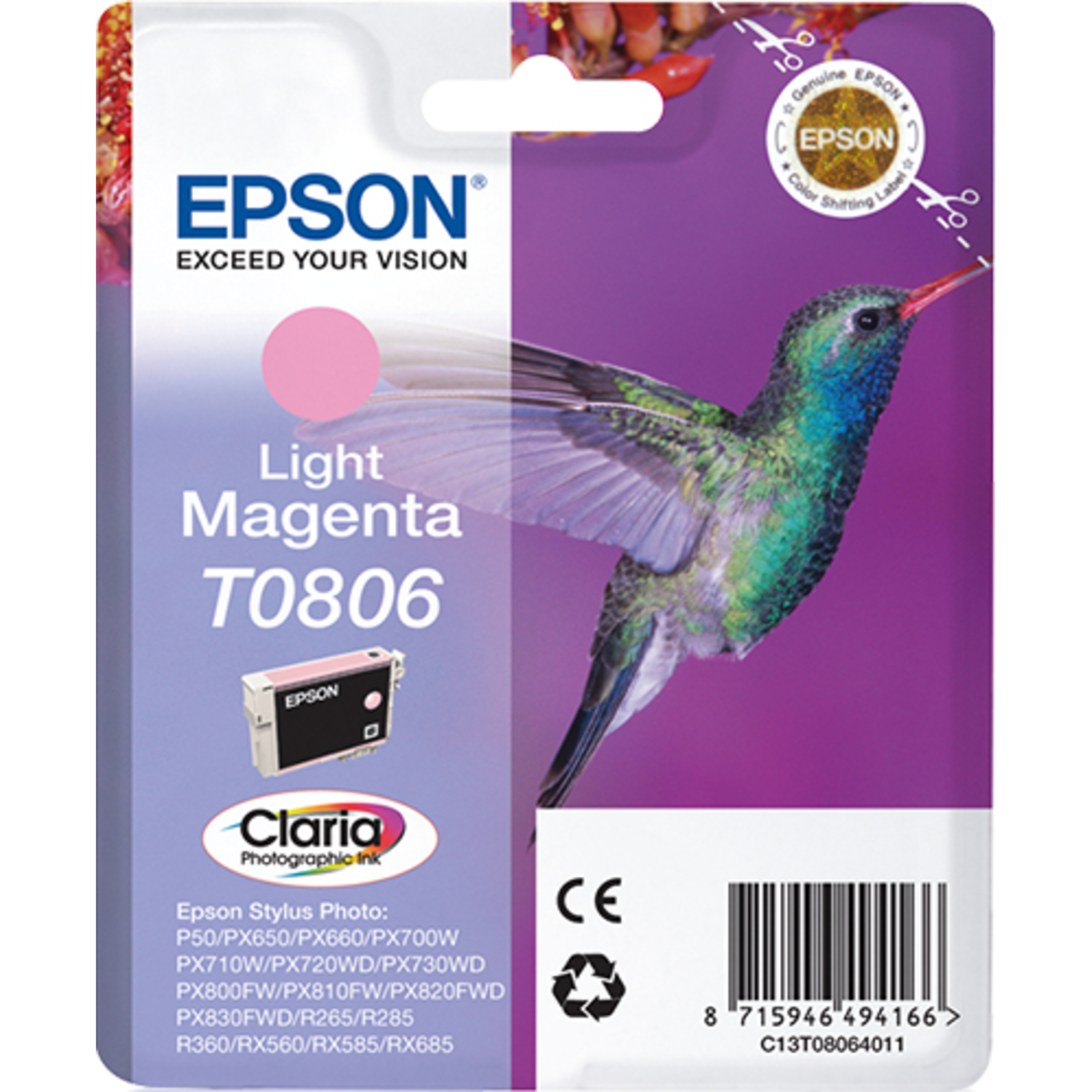 Epson Ink Blister Light magenta Claria Photographic