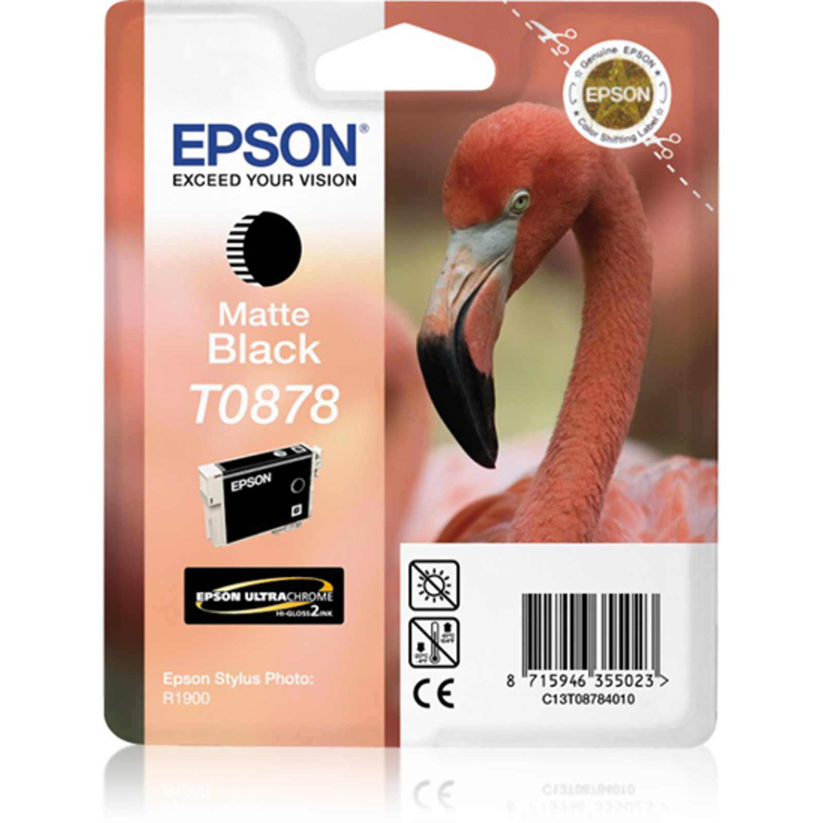 Epson Ink Light Black T08784010 Photo Ink Retail