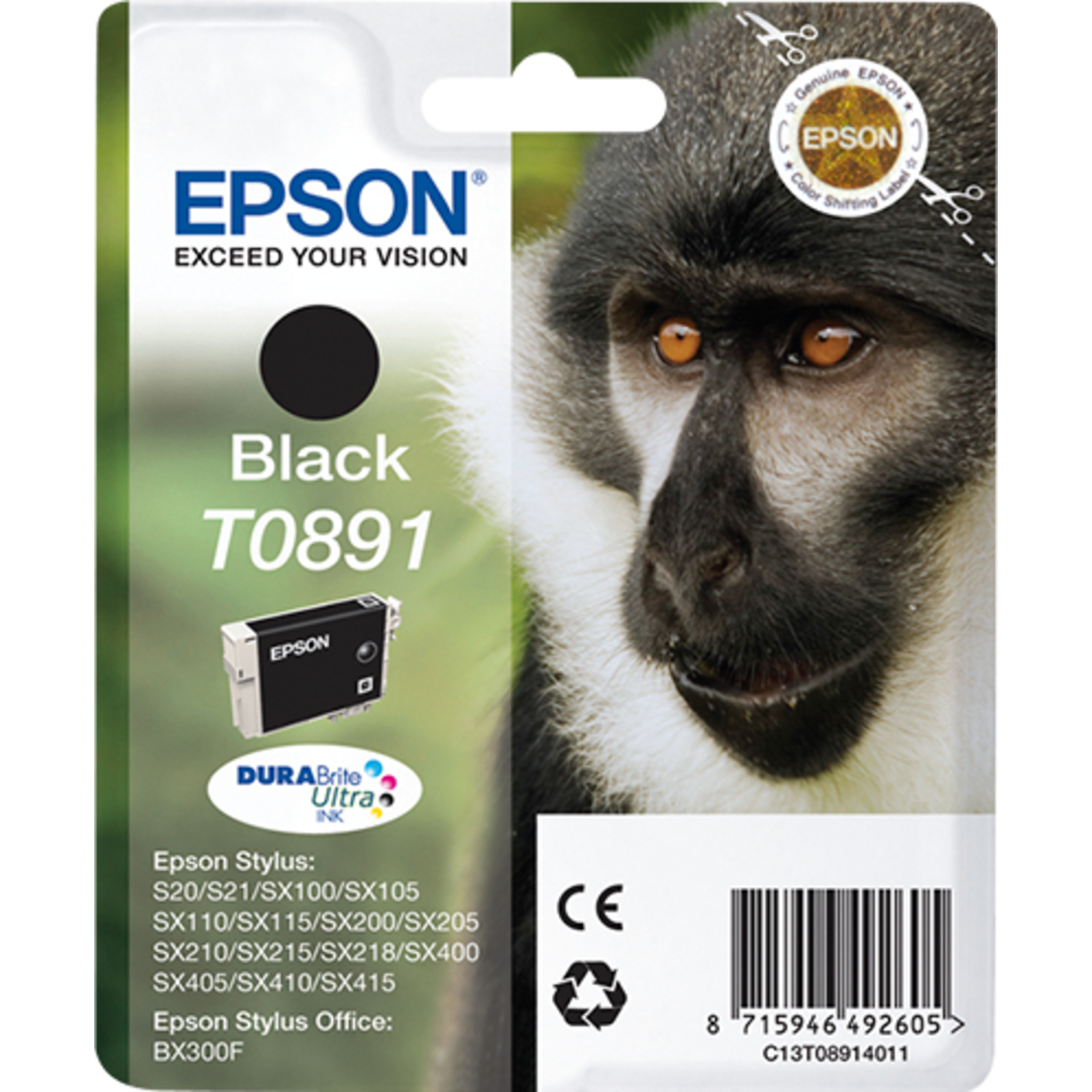 EPSON T0891 Black Printer Cartridge