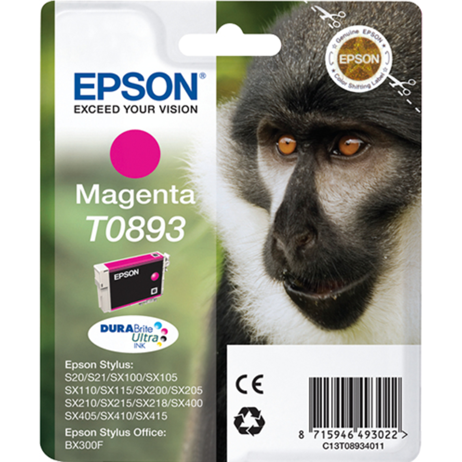 EPSON T0893 magenta Printer Cartridge
