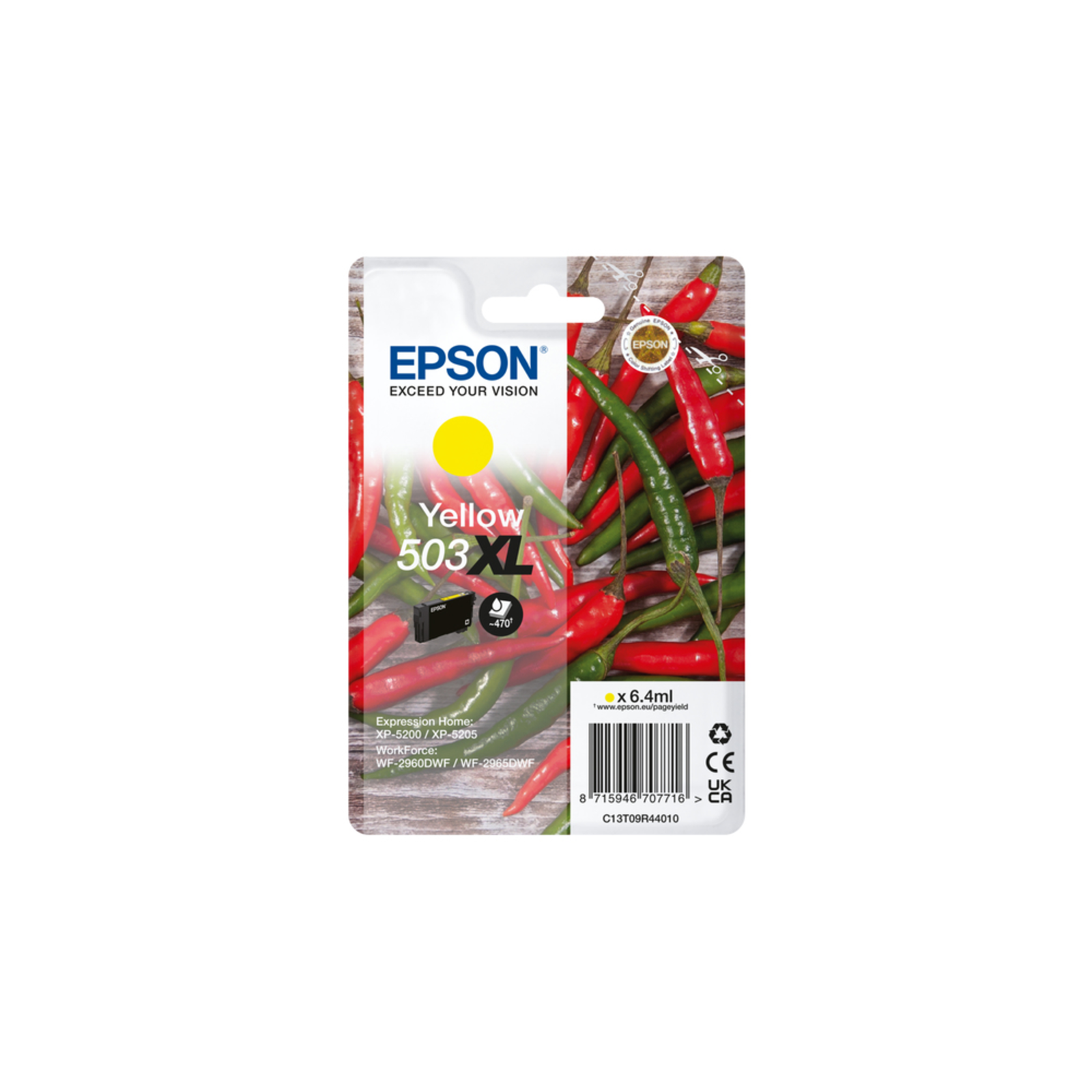 Epson 503XL High XL Yield 6.4 Ml 503 Pages