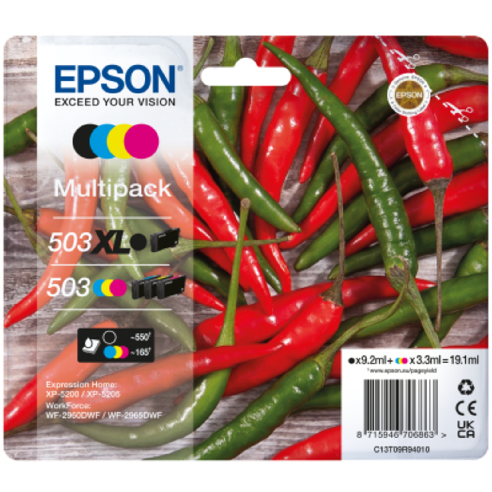 Epson 503-503 XL Multipack 4-pack XL Black