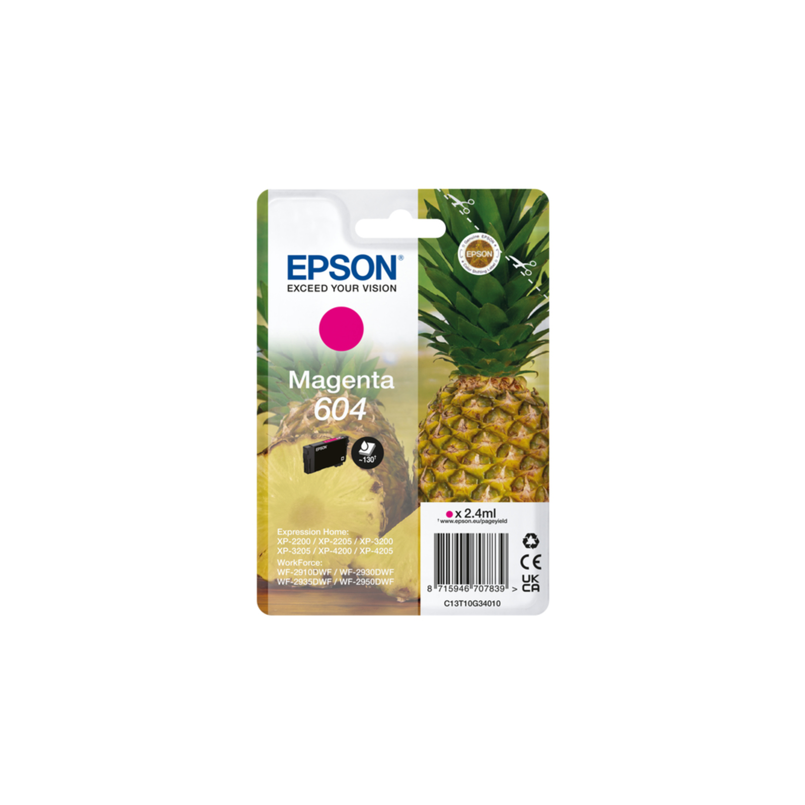 Epson 604 Singlepack 2.4 Ml magenta Original