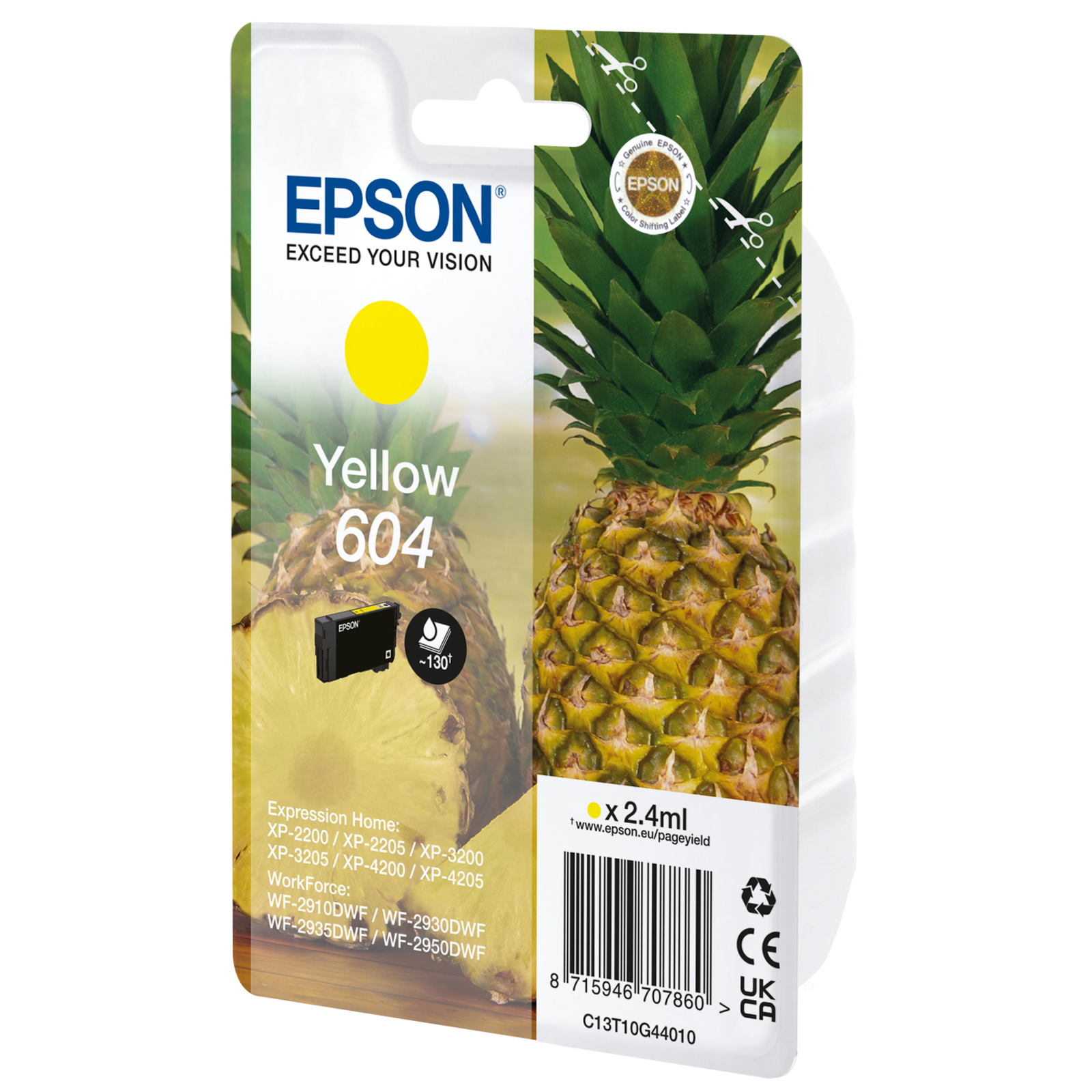 Epson 604 Singlepack 2.4 Ml Yellow Original