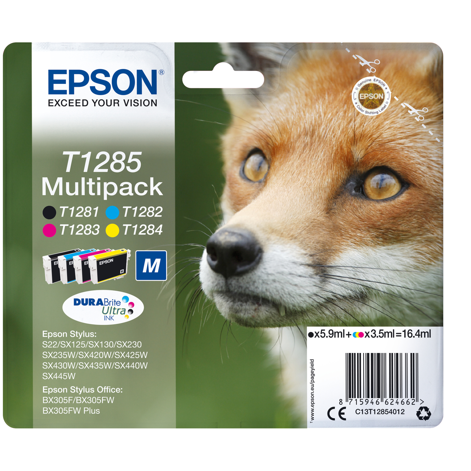 EPSON Ink (4) Cmyk BX 305 F C13T12854022