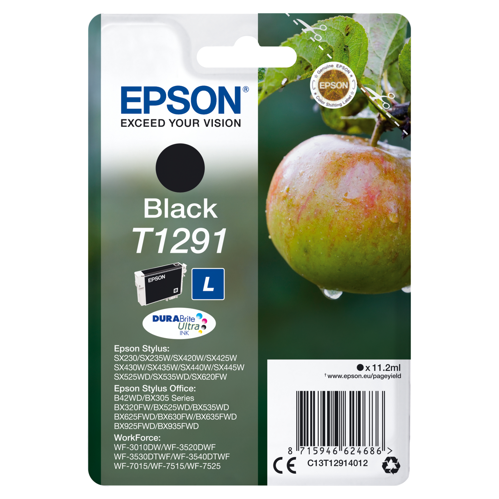 EPSON Black Ink BX 320FW C13T12914022