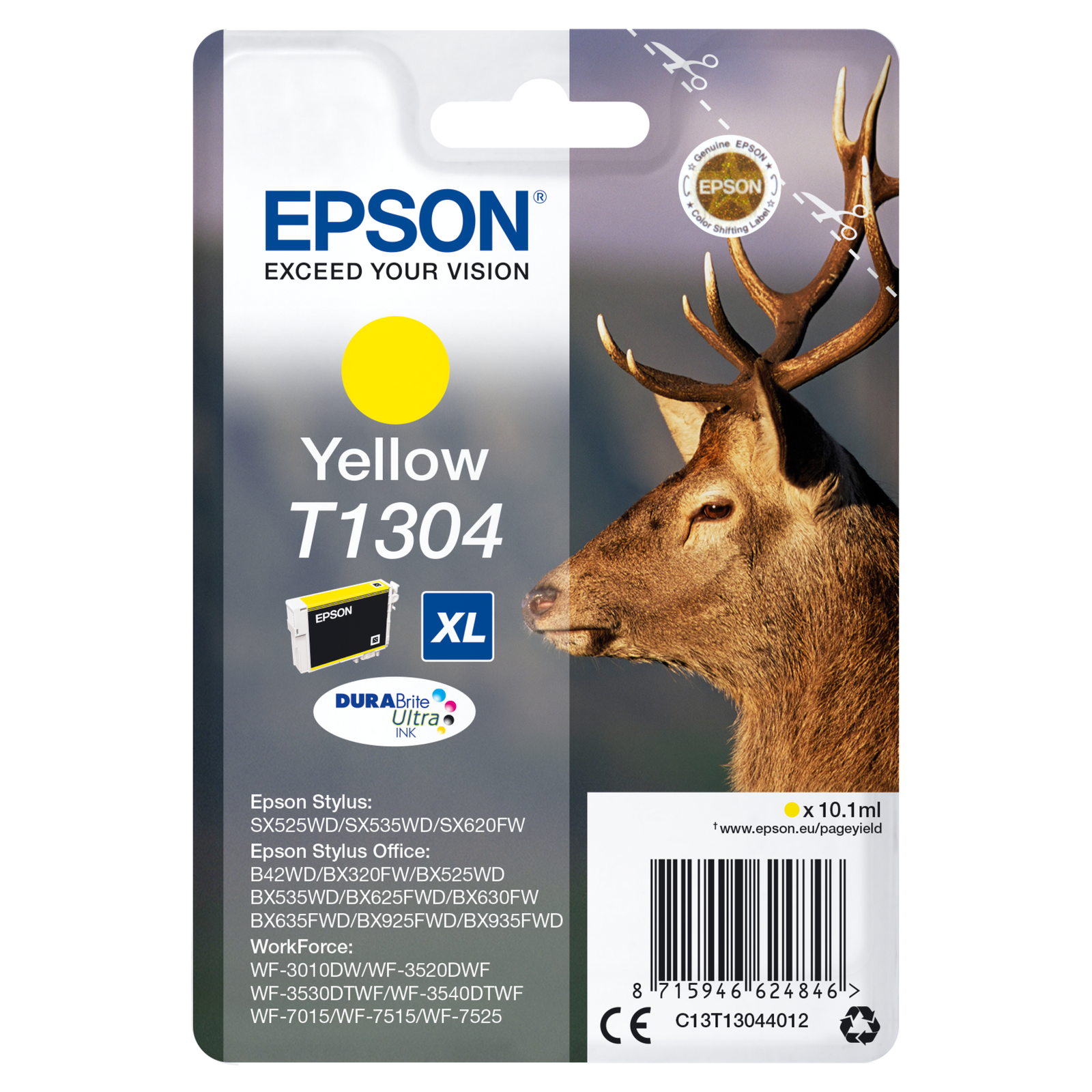 Epson T1304 10.1 Ml Size XL Yellow Original