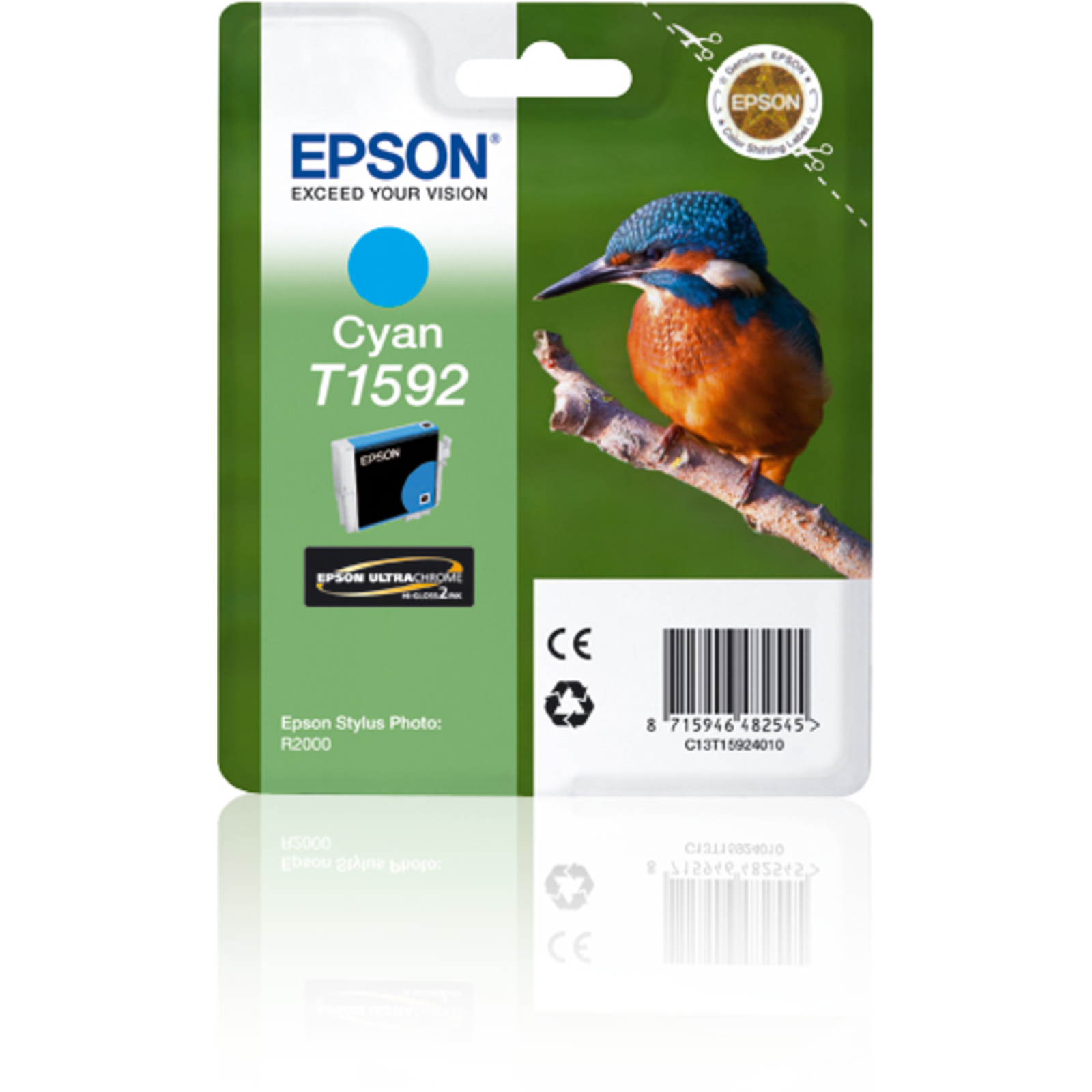 Epson T1592 17 Ml cyan Original Blister Pack