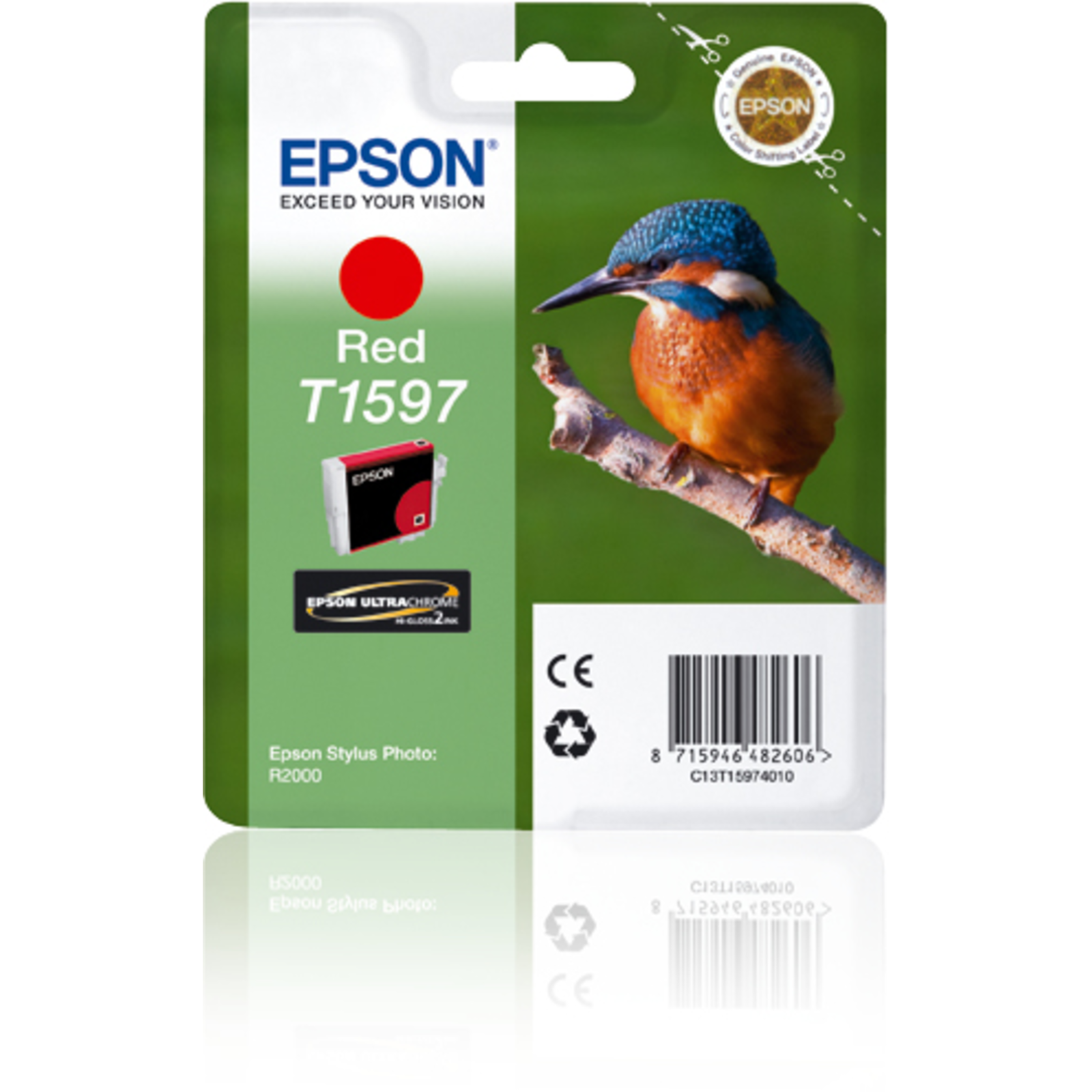 Epson T1597 17 Ml Red Original Blister Pack