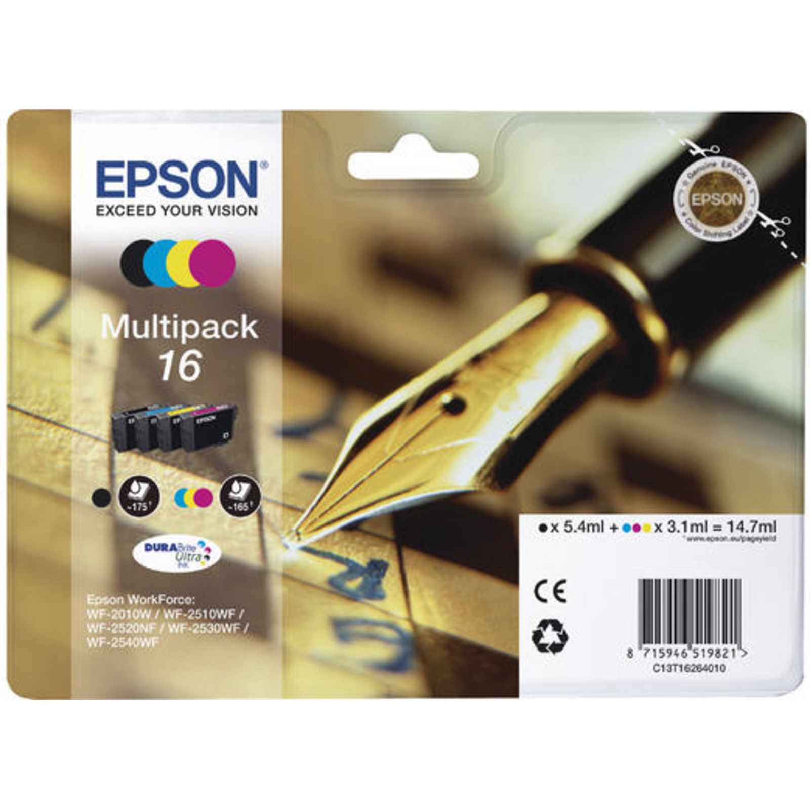 Epson 16 Original Ink Cartridge MultiPack