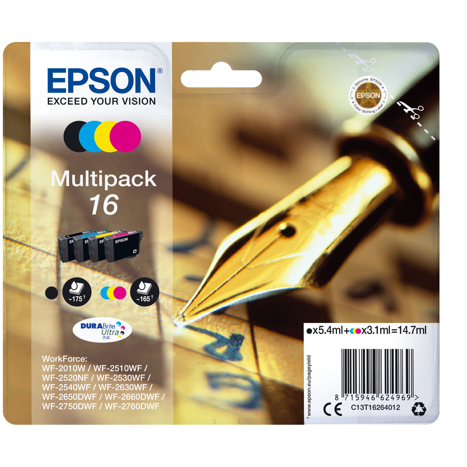 Epson 16 Multipack 4 Pack Sort