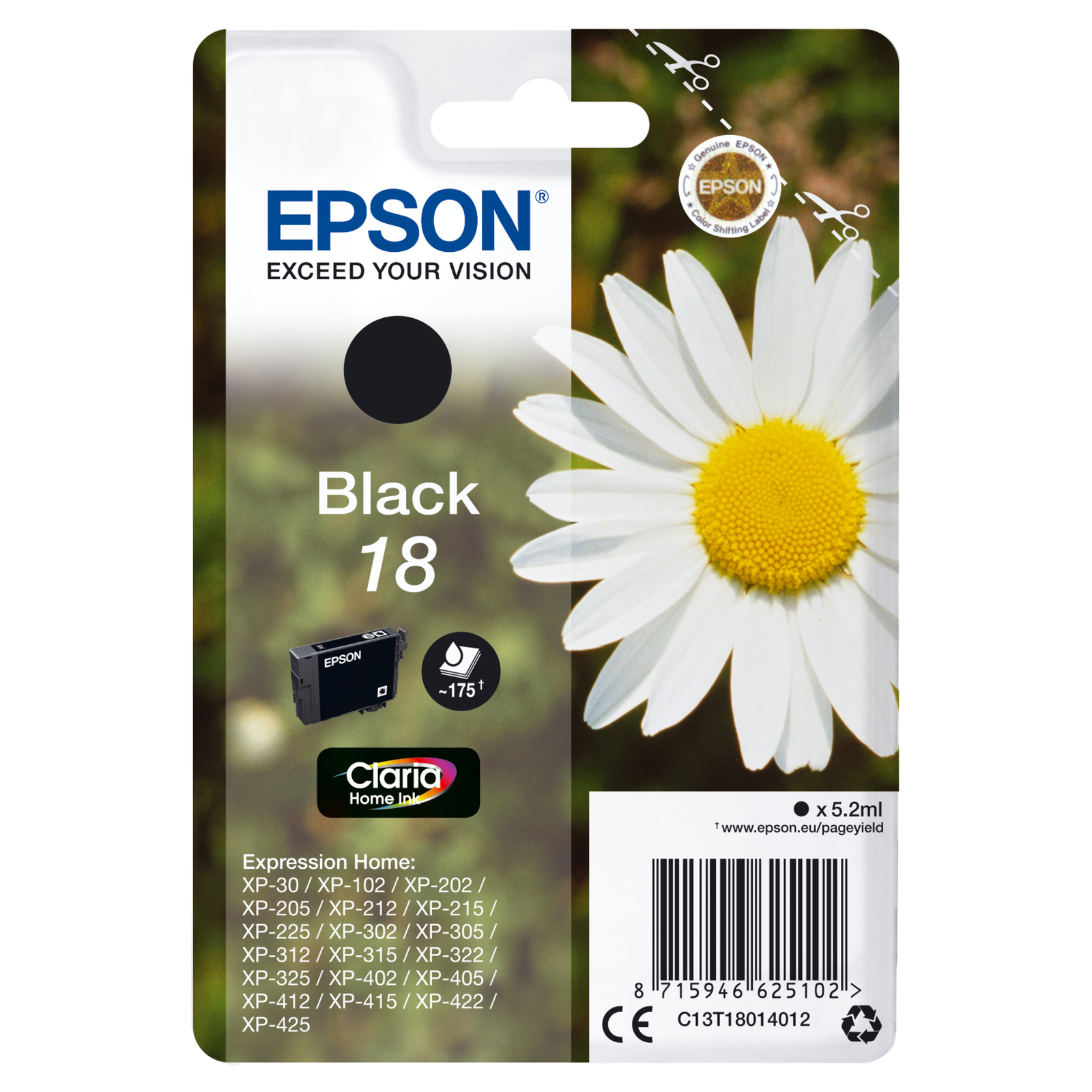 EPSON Ink Black XP 30 C13T18014022