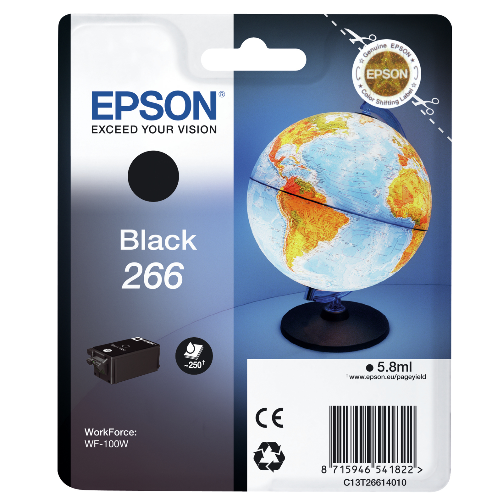 Epson Black Ink C13T26614010 Black