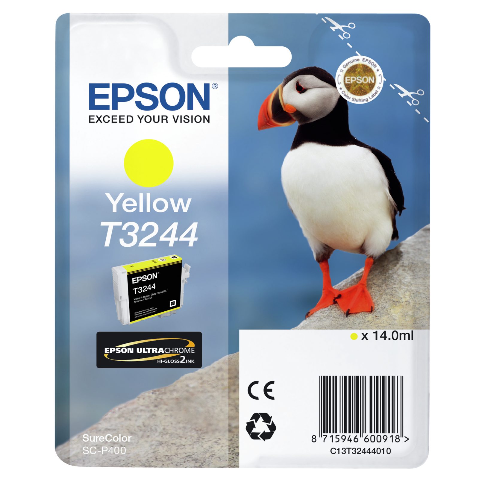 Epson Ink Cartridge Yellow T 324 T 3244