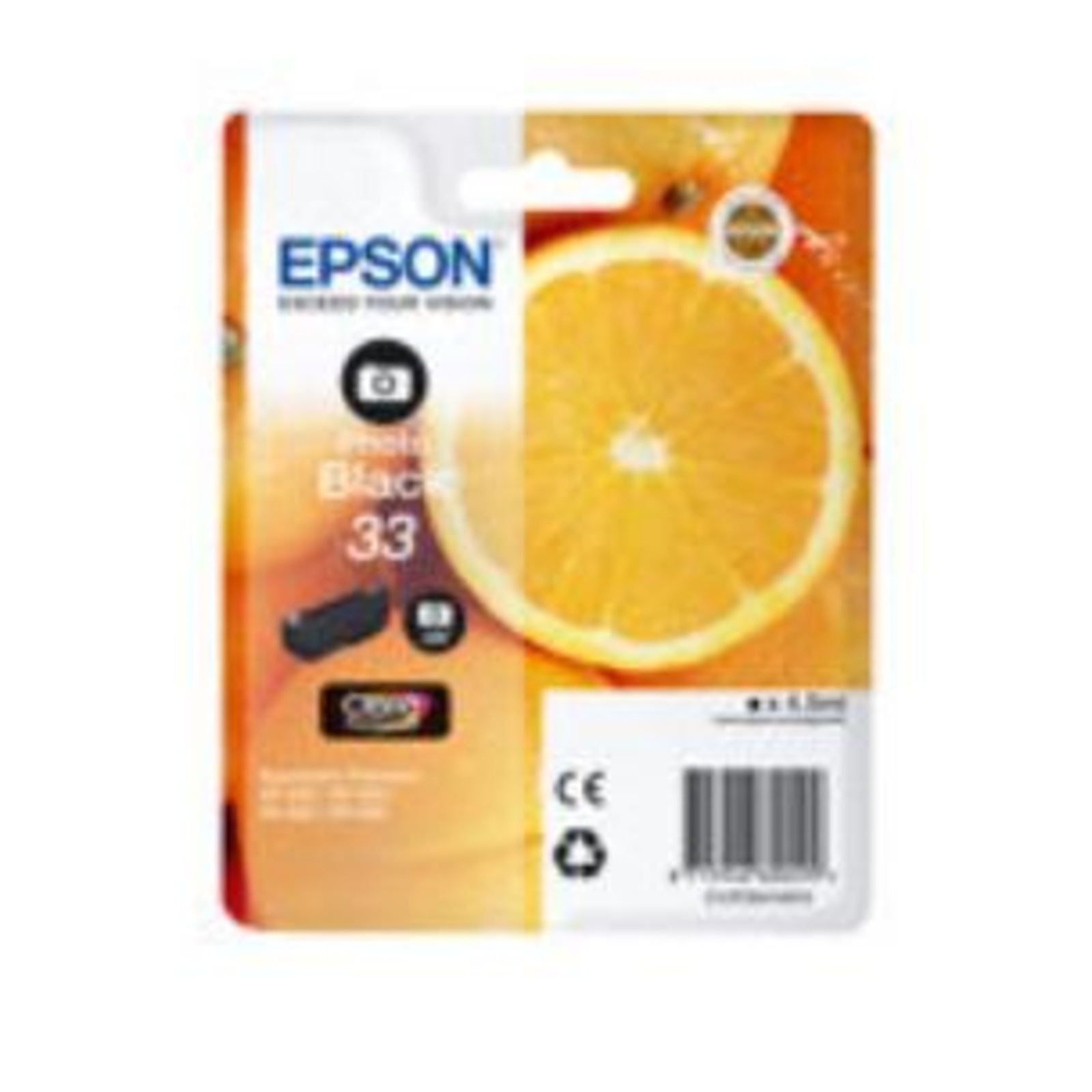 Epson 33 Photo Black Original Blister Pack Ink Cartridge (C13T33414010)