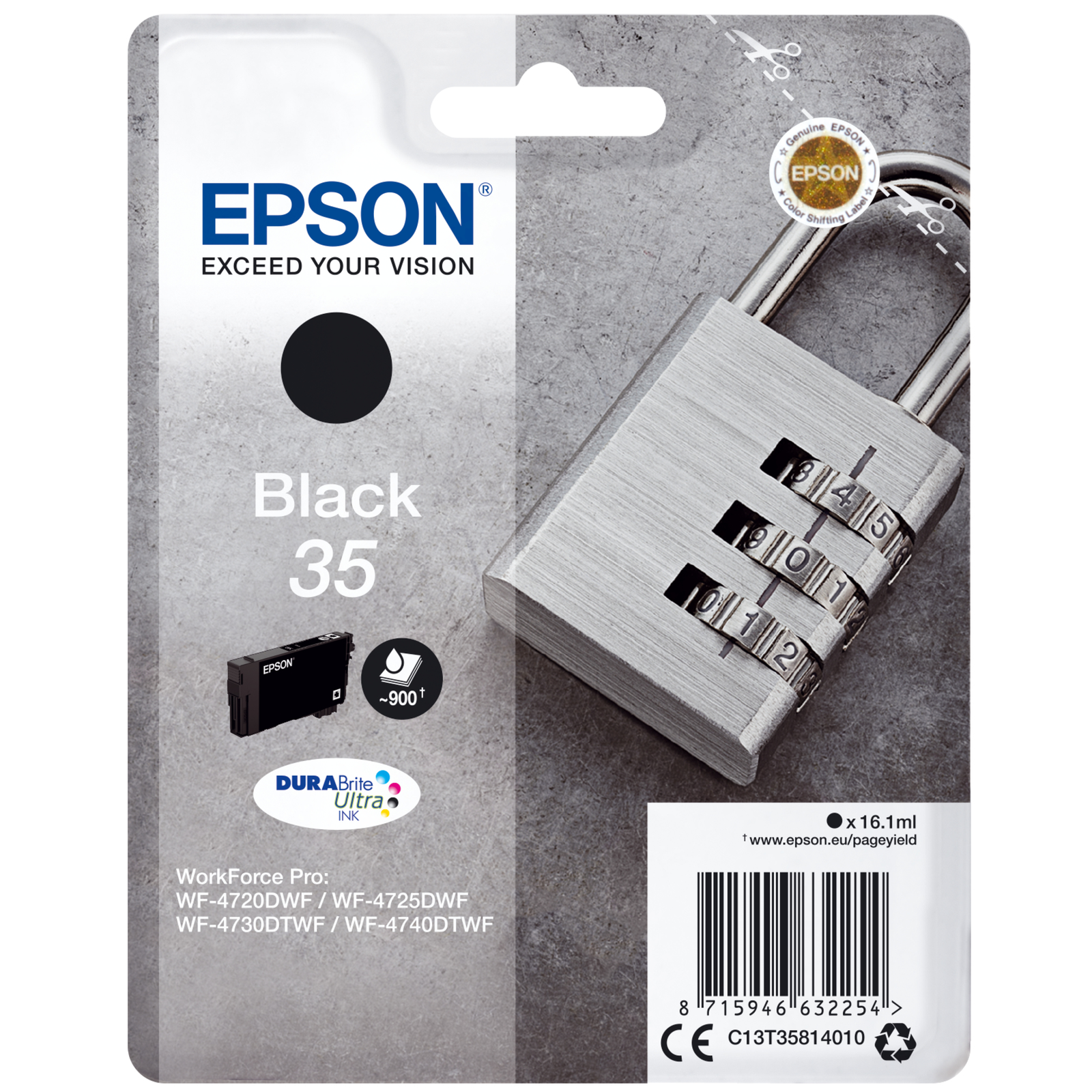 Epson Ink C13T35814010 No.35 Black