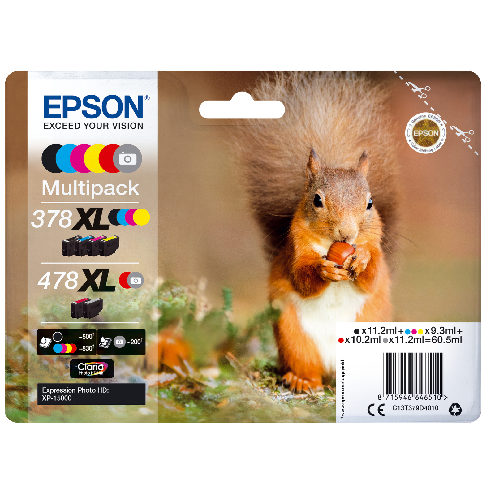 Epson Multipack 378XL 478XL C13T379D4010