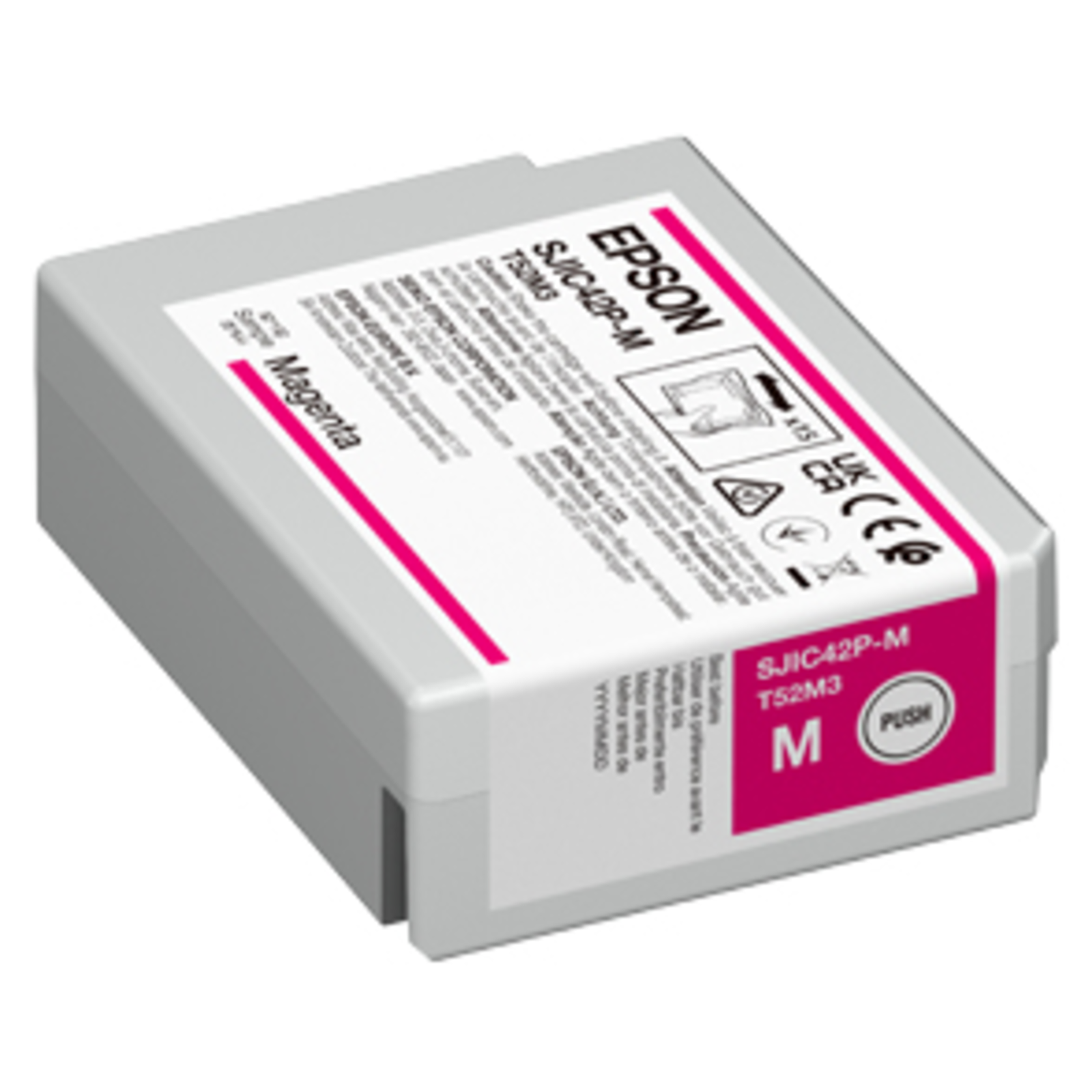 Epson SJIC42P-M 50 Ml magenta Original Ink Cartridge for ColorWorks CW-C4000E BK