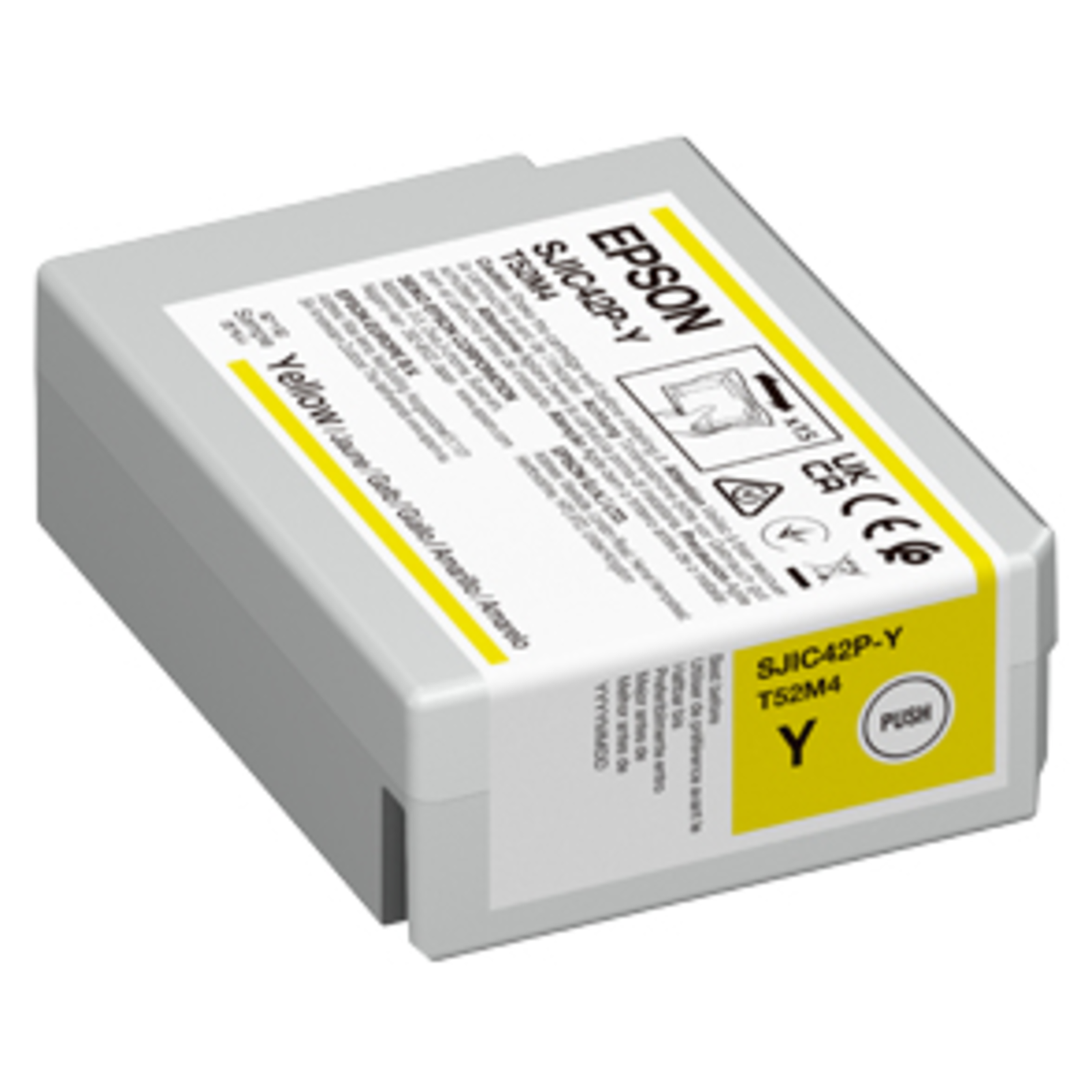 Epson SJIC42P-Y 50 Ml Yellow Original Ink Cartridge for ColorWorks CW-C4000E BK