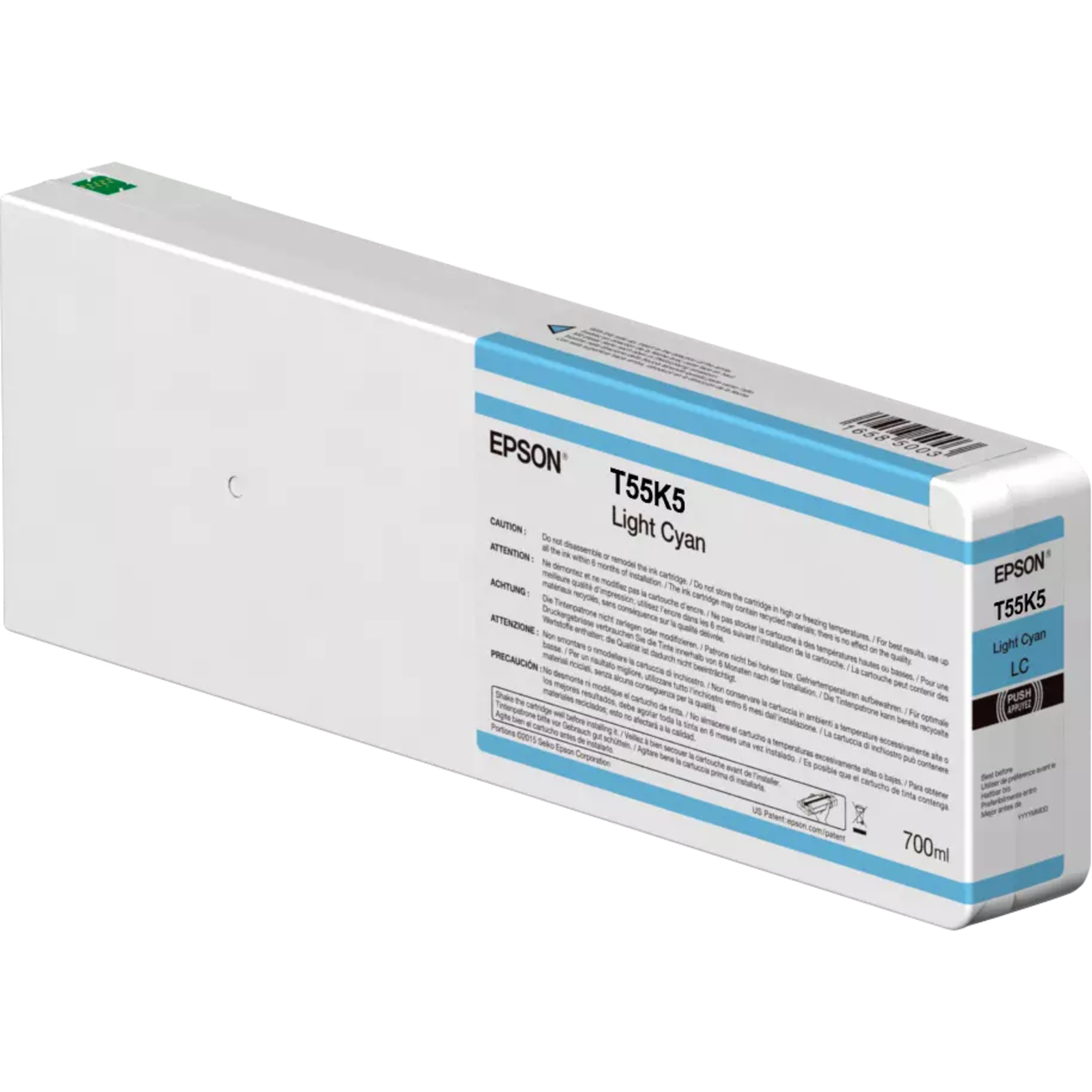 Epson Ink Cartridge UltraChrome HDX/HD Light cyan 700 MlT 55K5