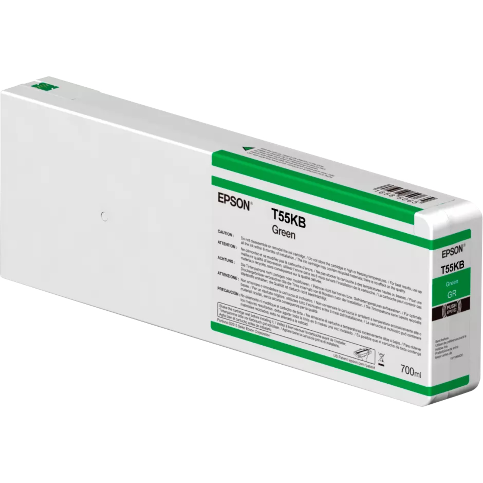 Epson T55KB 700 Ml Green Original Ink Cartridge