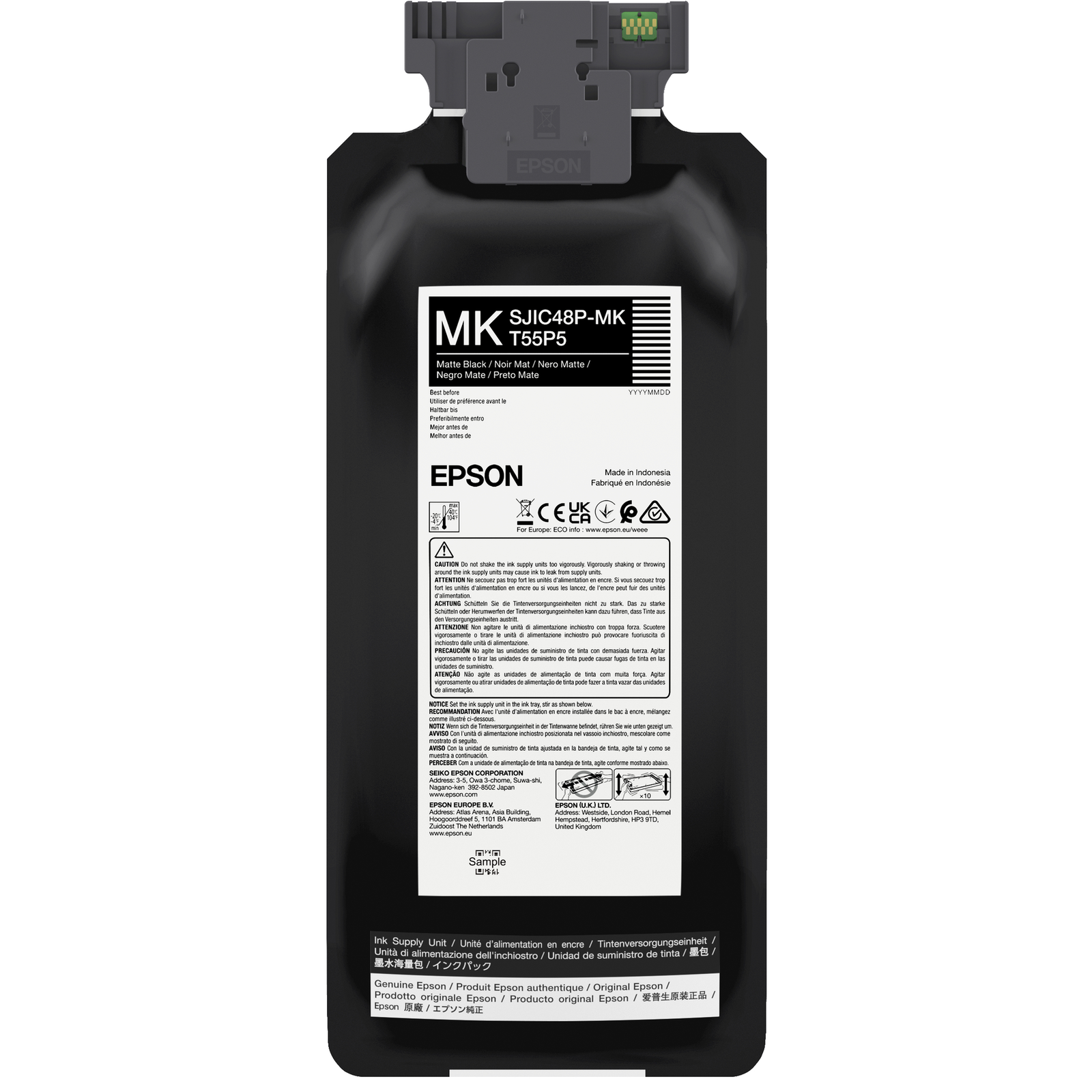 Epson Consumable Ink Cartridge Black (mattee)
