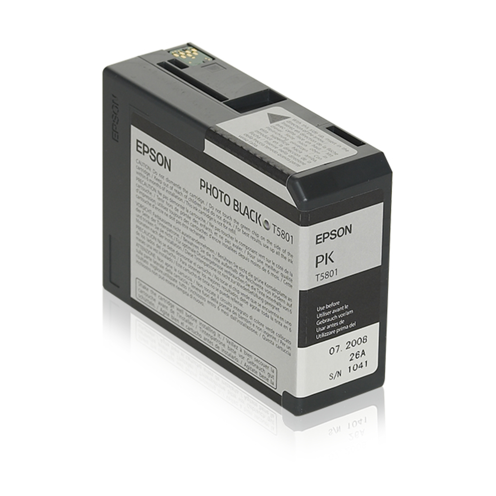 Epson Singlepack Photo Black T580100 Ink Base 80 Ml