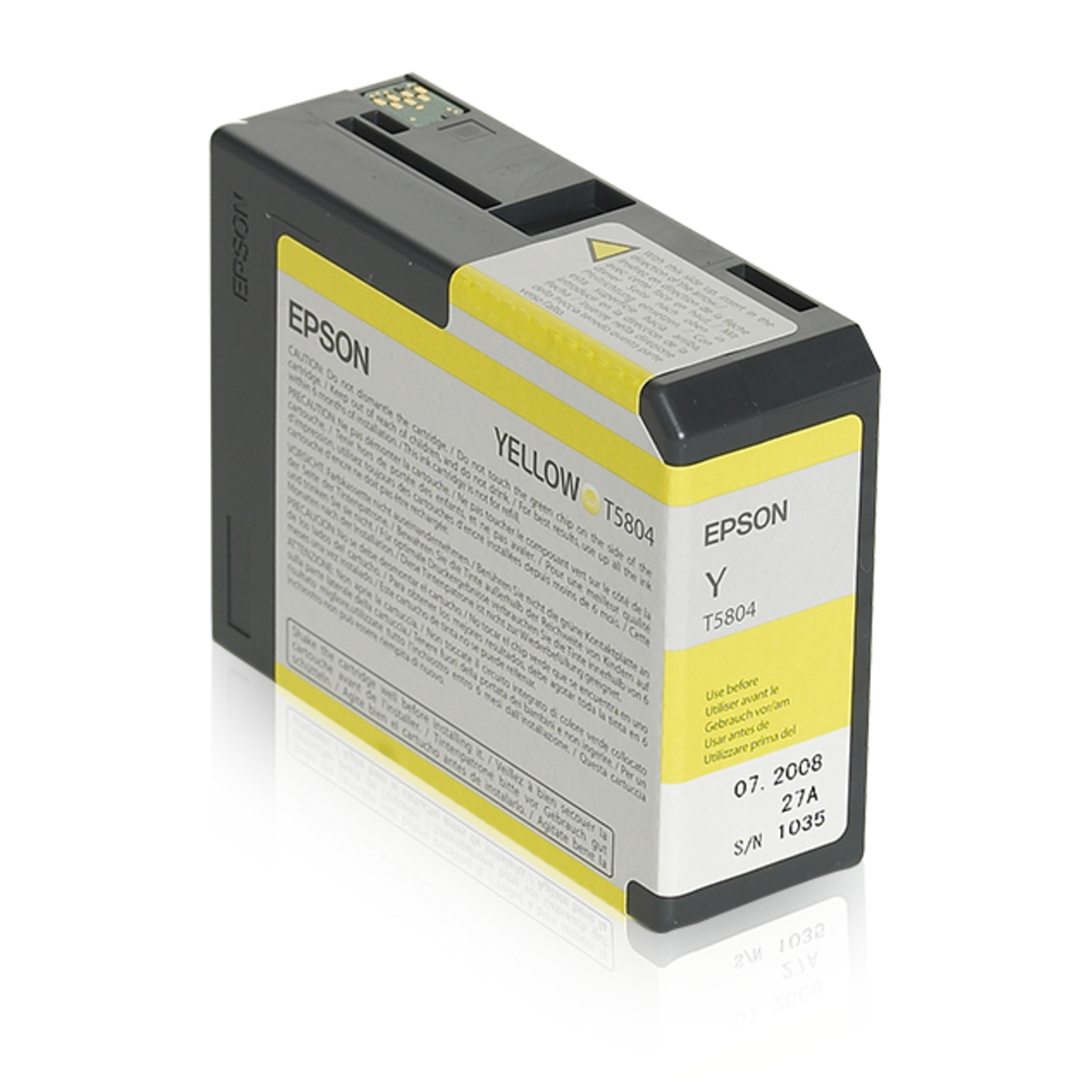 Epson T5804 80 Ml Yellow Original Ink Cartridge