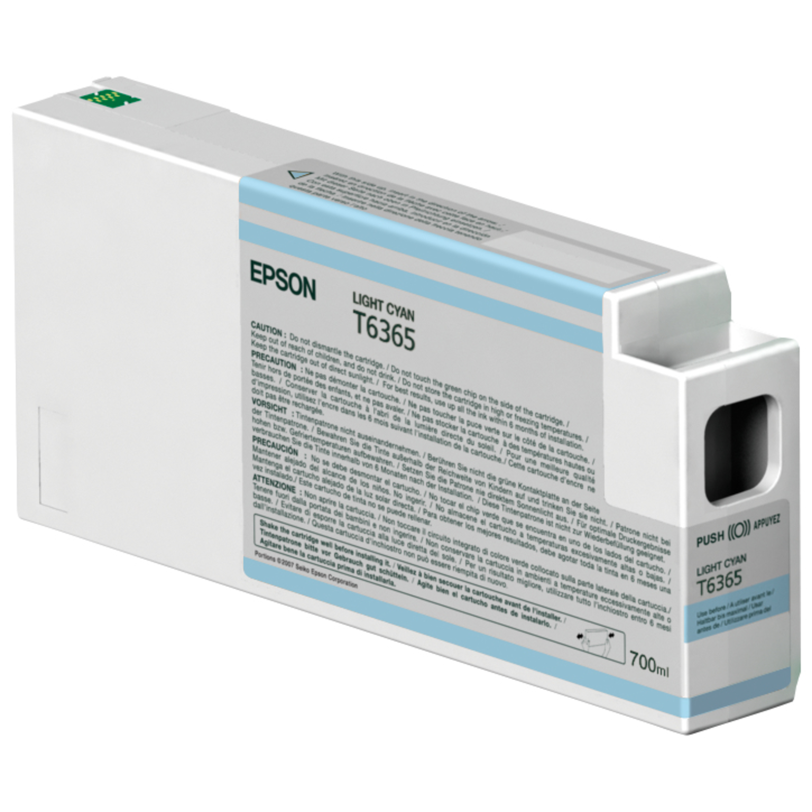 Epson Singlepack Light cyan T636500 UltraChrome HDR 700 Ml 700 Ml