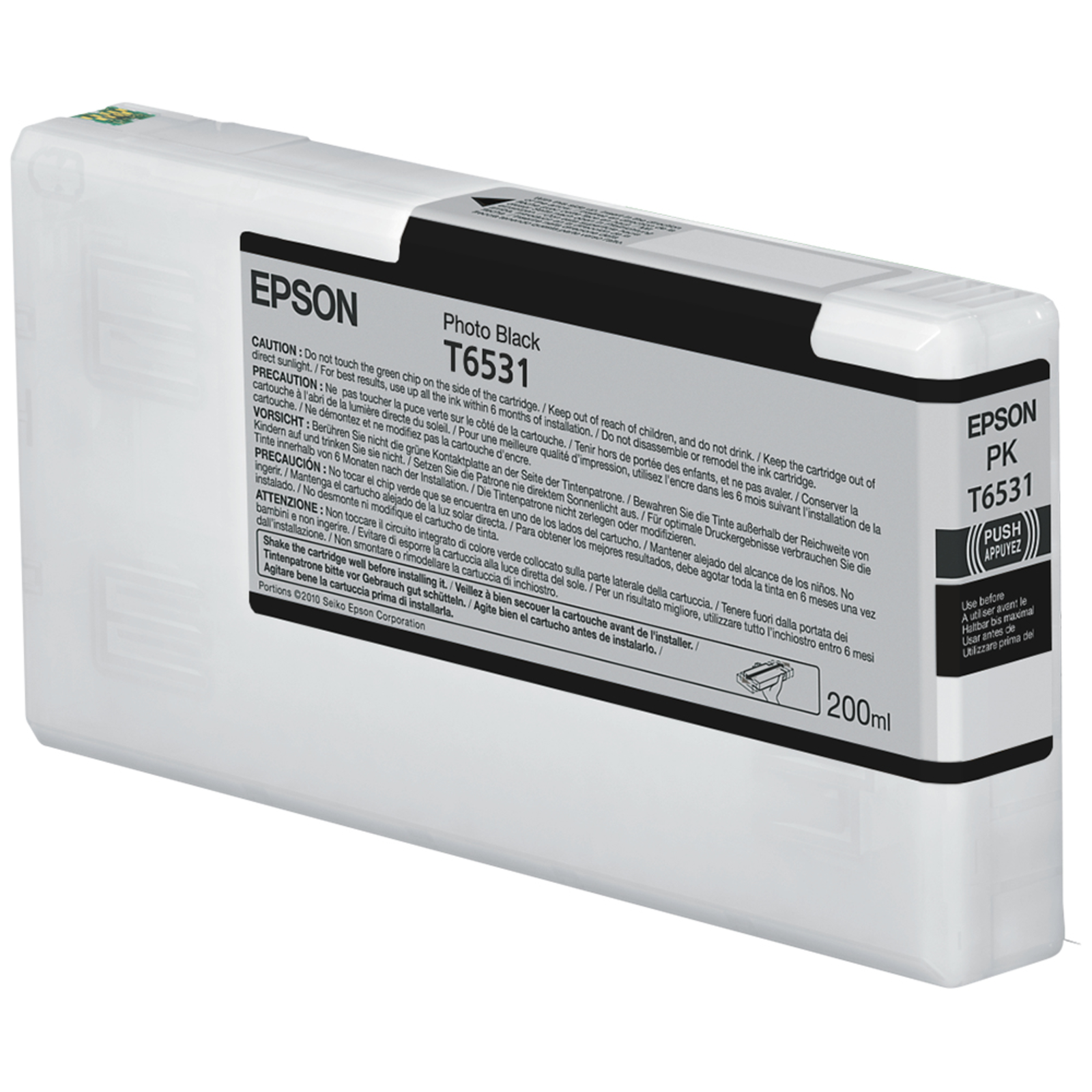 Epson T6531 Photo Black Ink Cartridge 200 Ml Ink Base 200 Ml