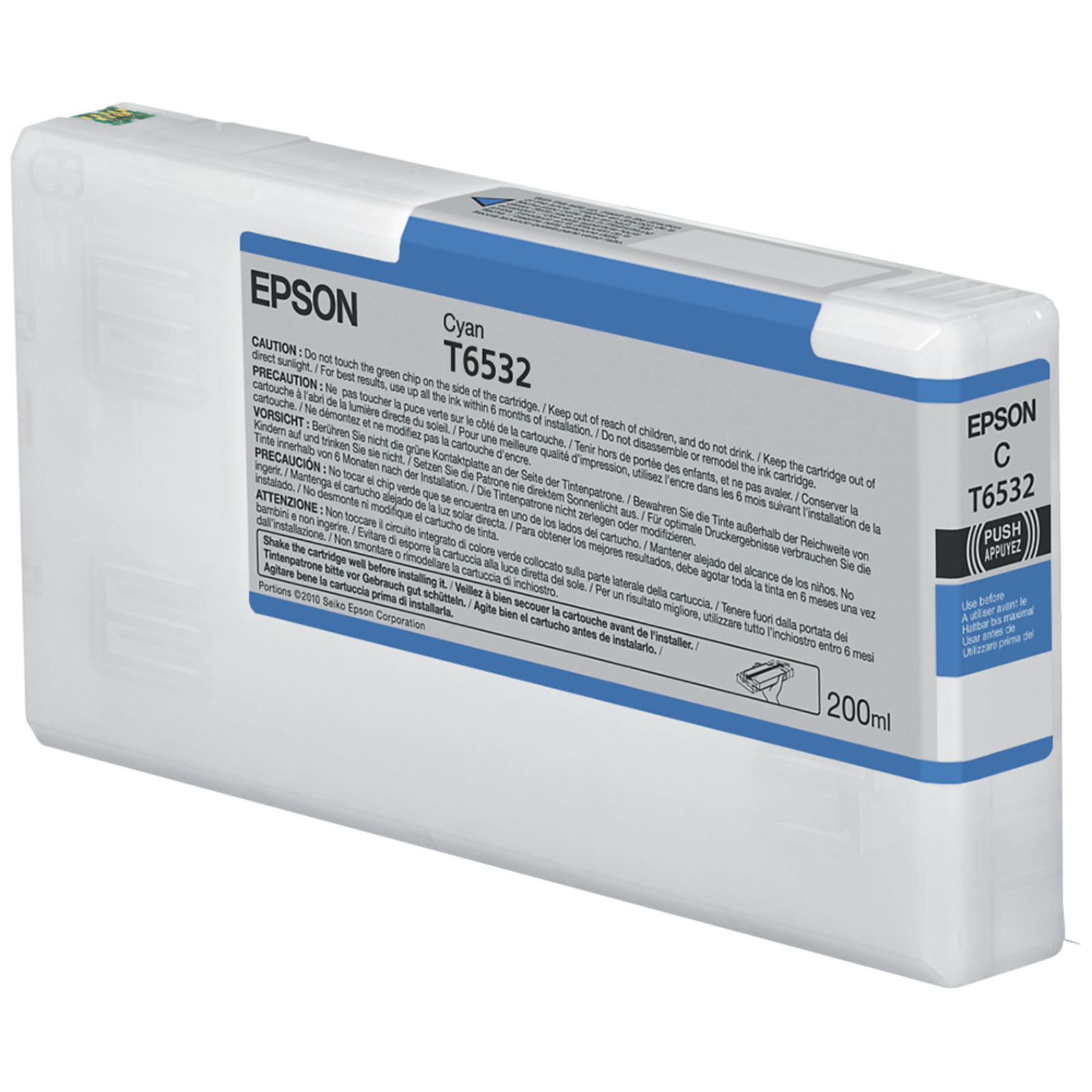 Epson T6532 cyan Ink Cartridge 200 Ml 200 Ml