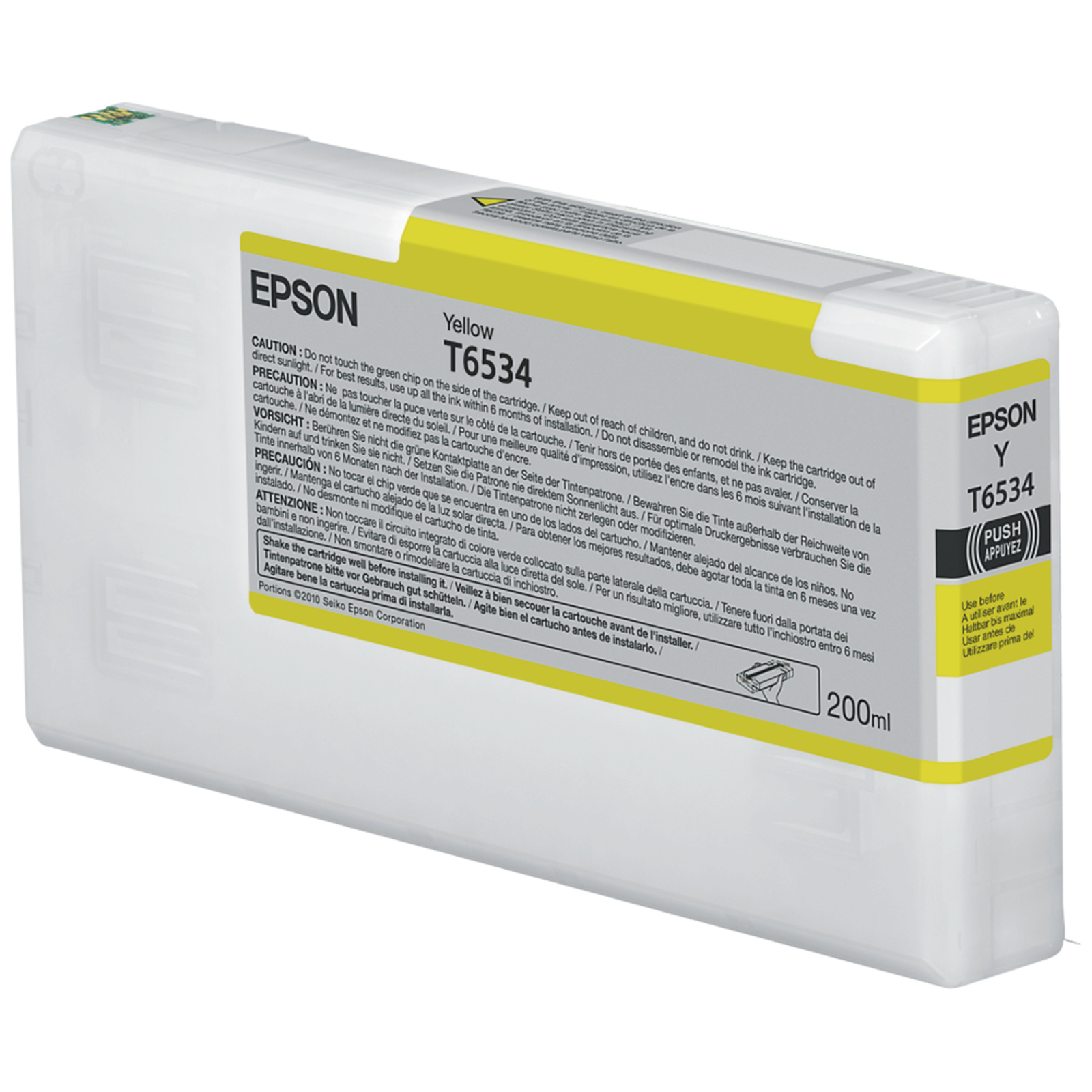 Epson T6534 Yellow Ink Cartridge 200 Ml 200 Ml