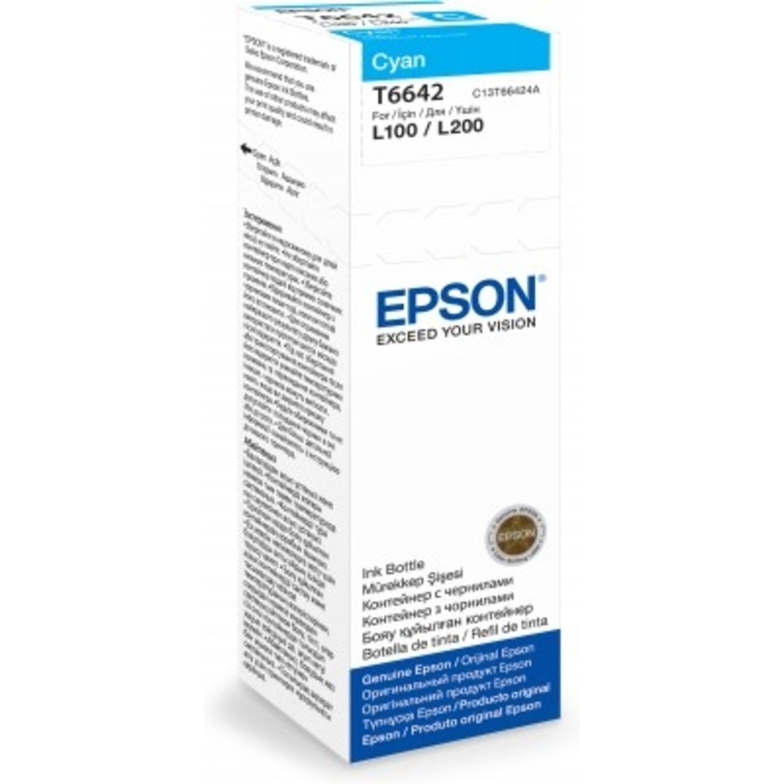 Epson T6642 cyan Original Ink Bottle cyan 6500 P. 70.00 Ml