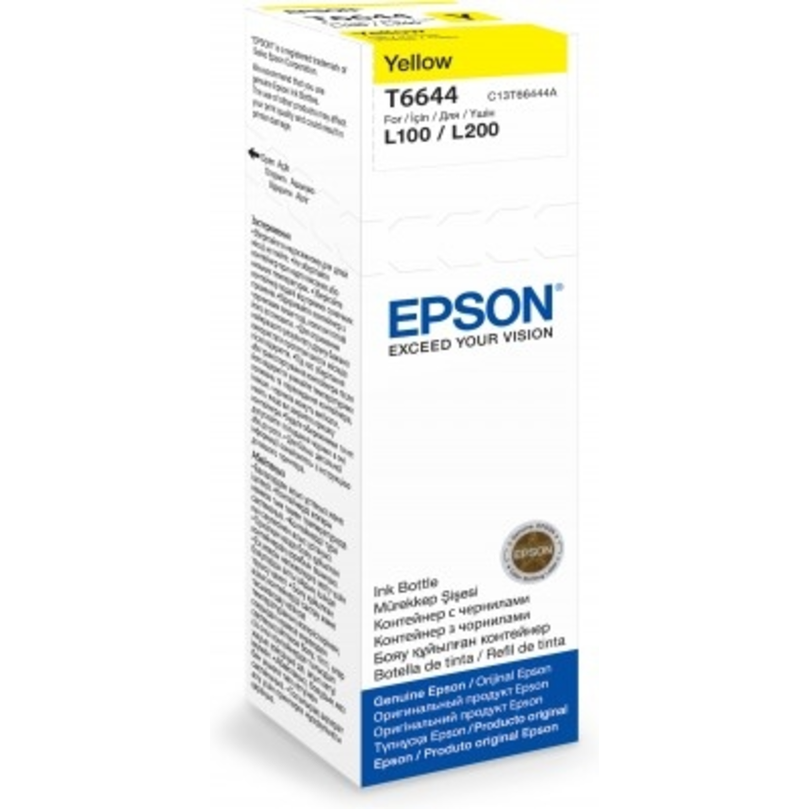 Epson EcoTank T6644 70ml Ink Cartridge (Yellow)