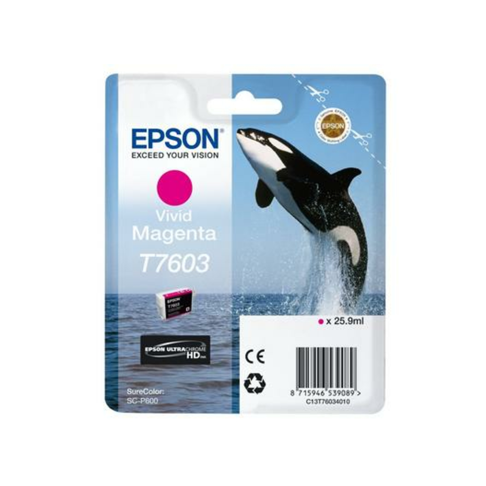 Epson Ink magenta Vivid 25.9ml SureColor P600 magenta