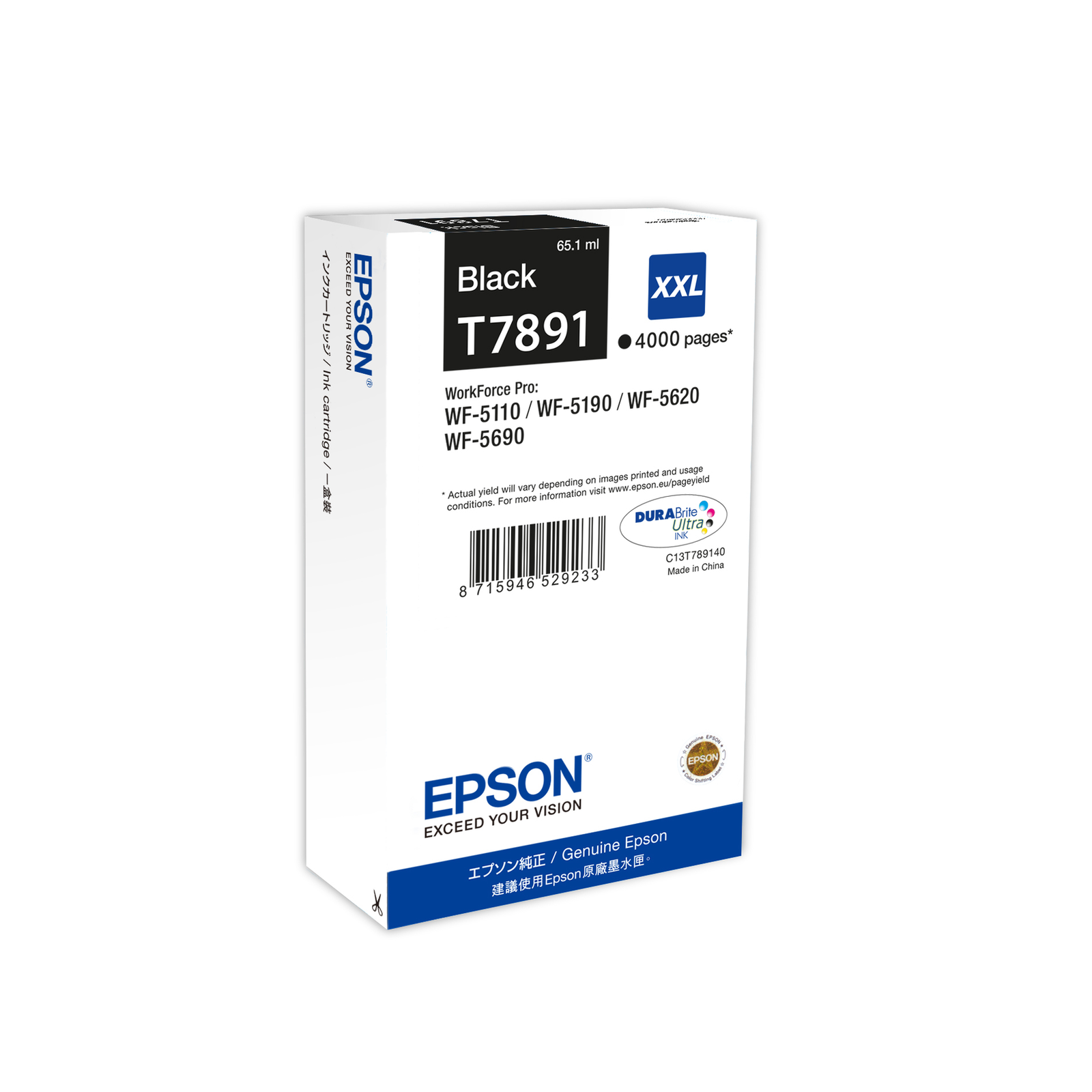 Epson Ink Cartridge T7891 Black XXL T7891