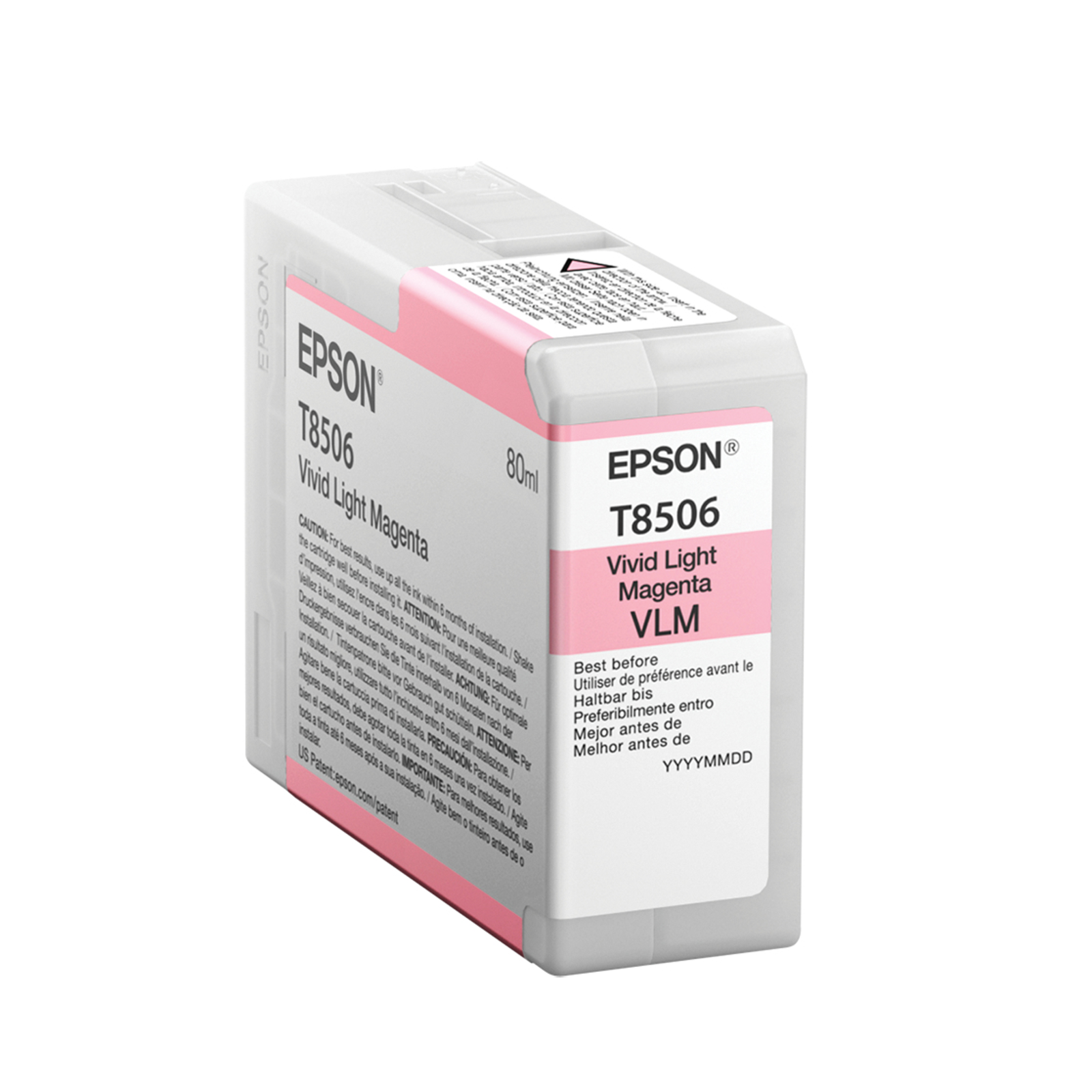 Epson T8506 High Capacity Vivid Light magenta Original Ink Cartridge for SureColor P800 (C13T850600)