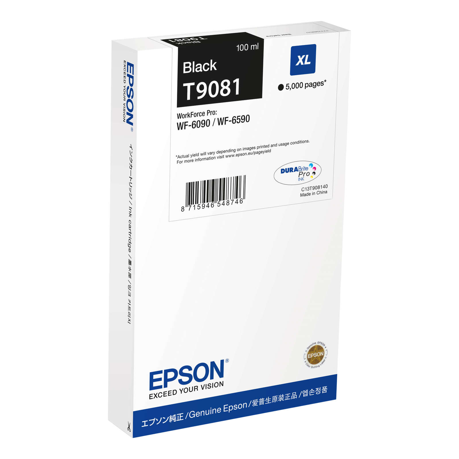 Epson T9081 100 Ml XL Black Original