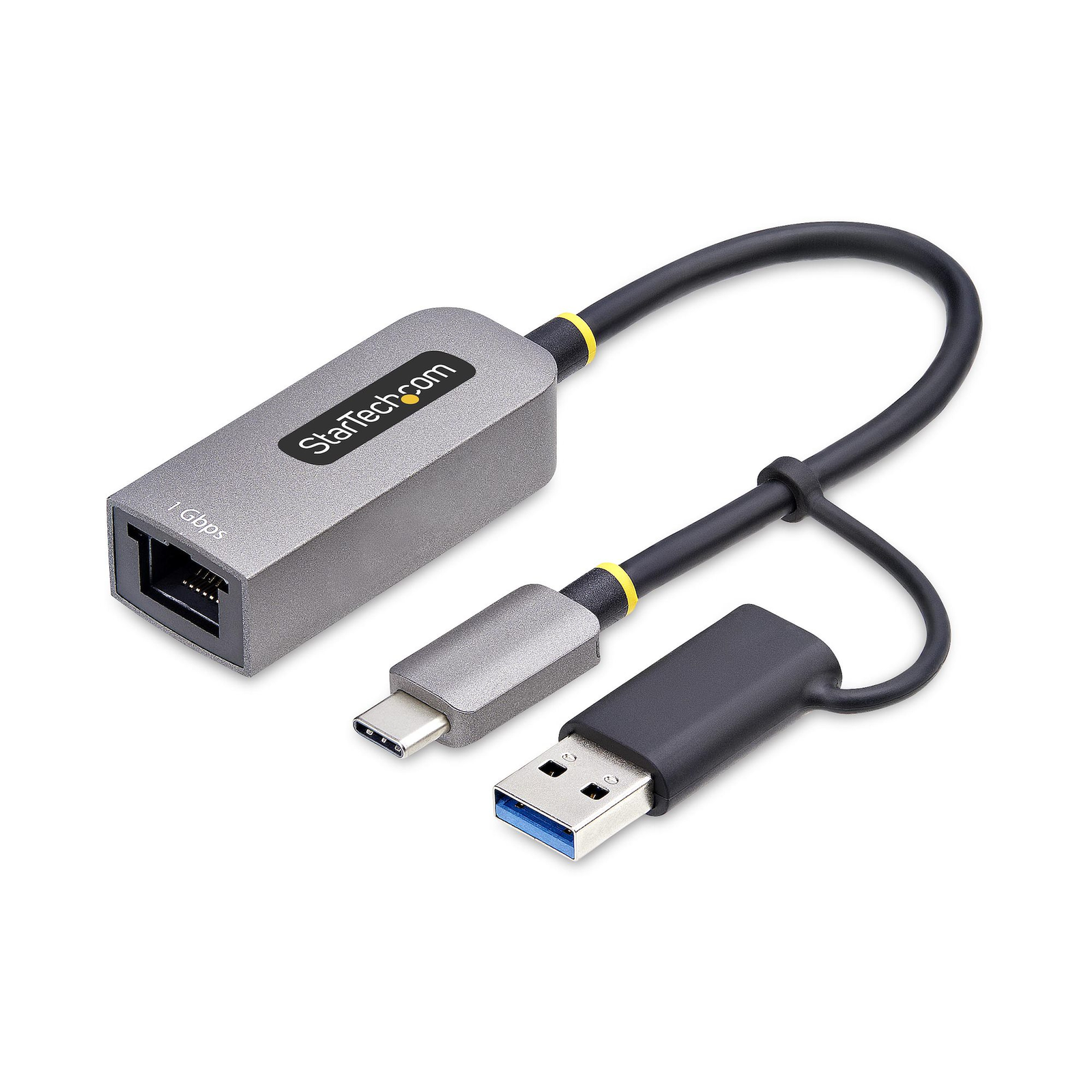 StarTech USB-C to Ethernet Adapter W/USB-A Adapter Realtek RTL8153B