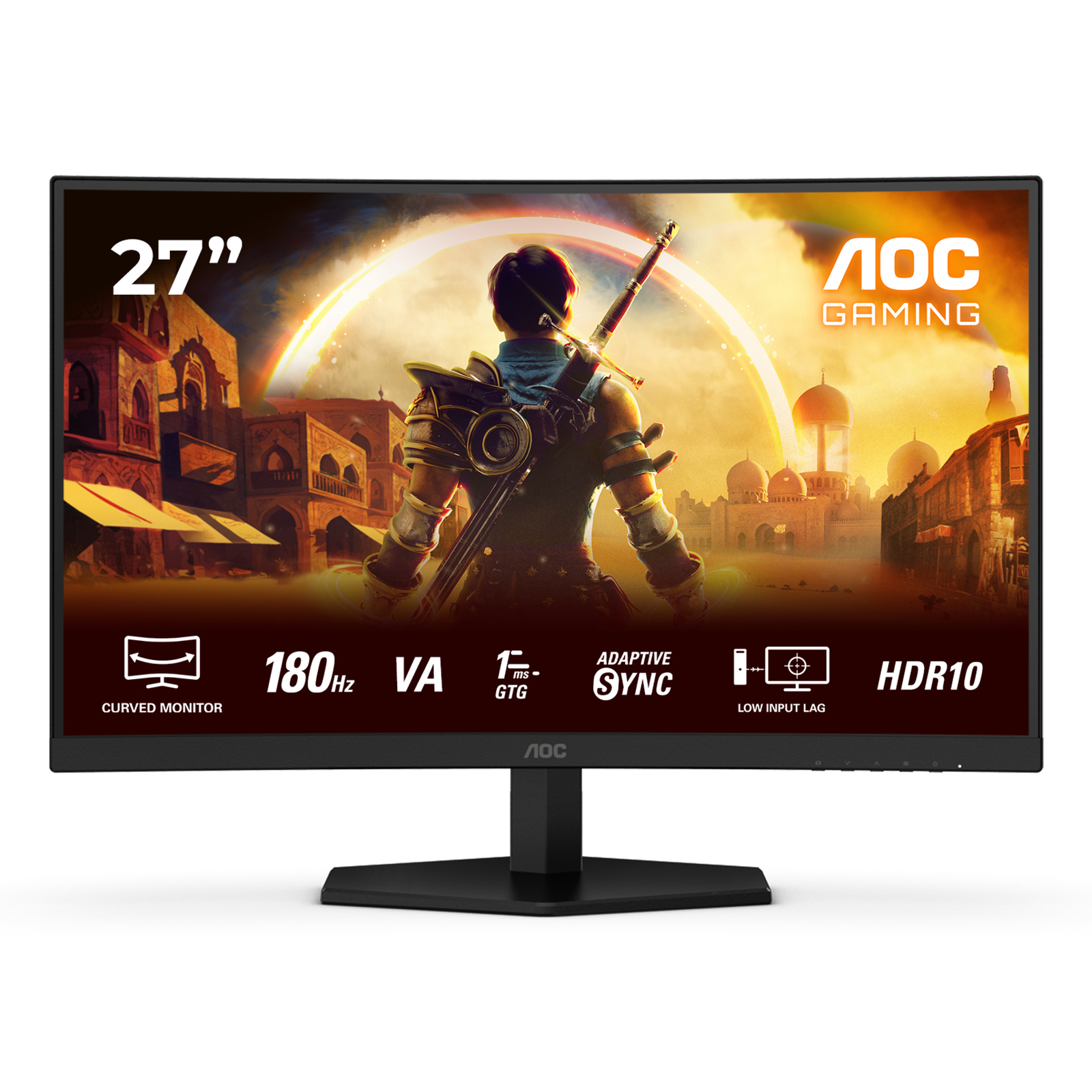AOC Gaming C27G42E 27 1920 X 1080 (Full HD) HDMI DisplayPort 180Hz