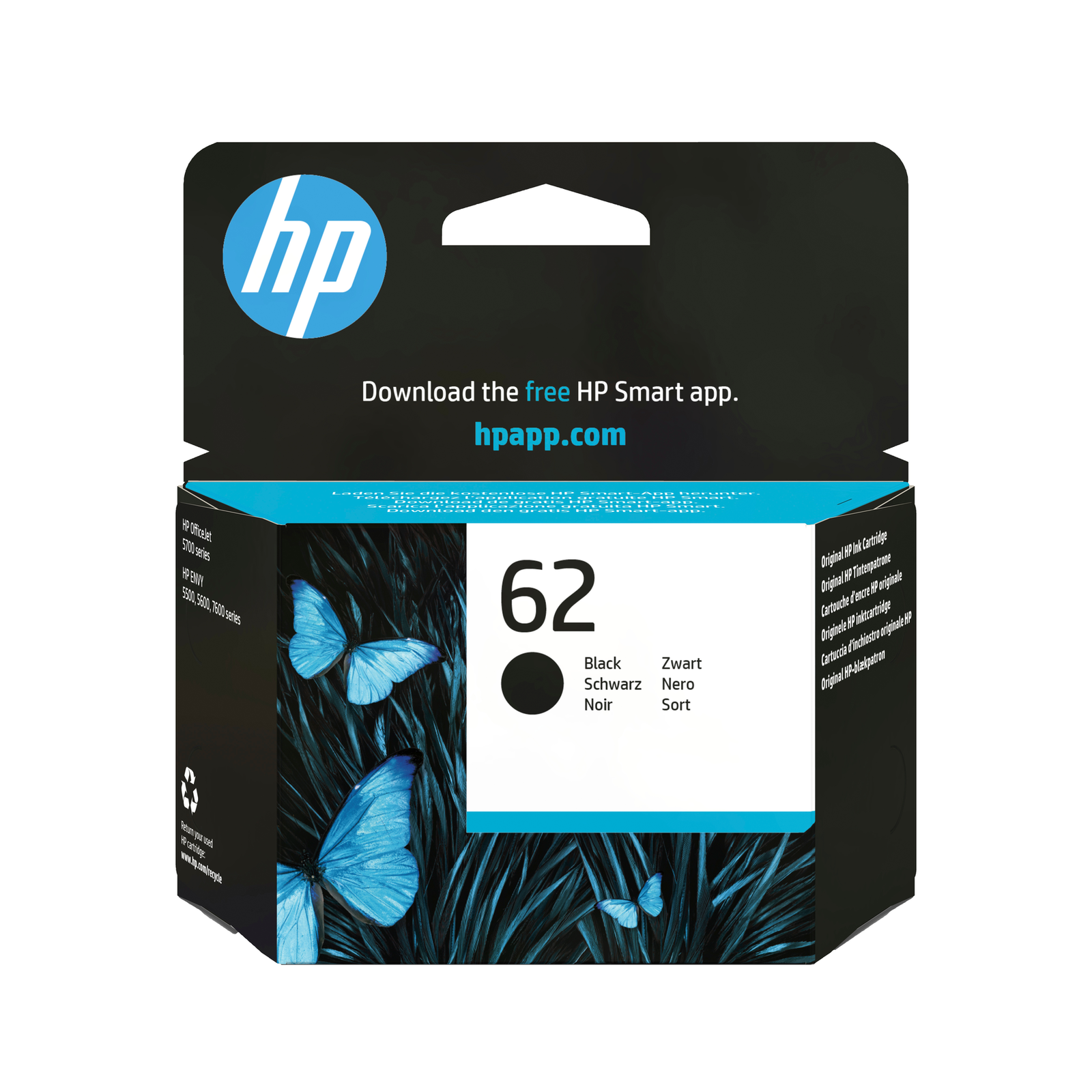 HPI 62 Black 200 Pages Ink C2P04AE