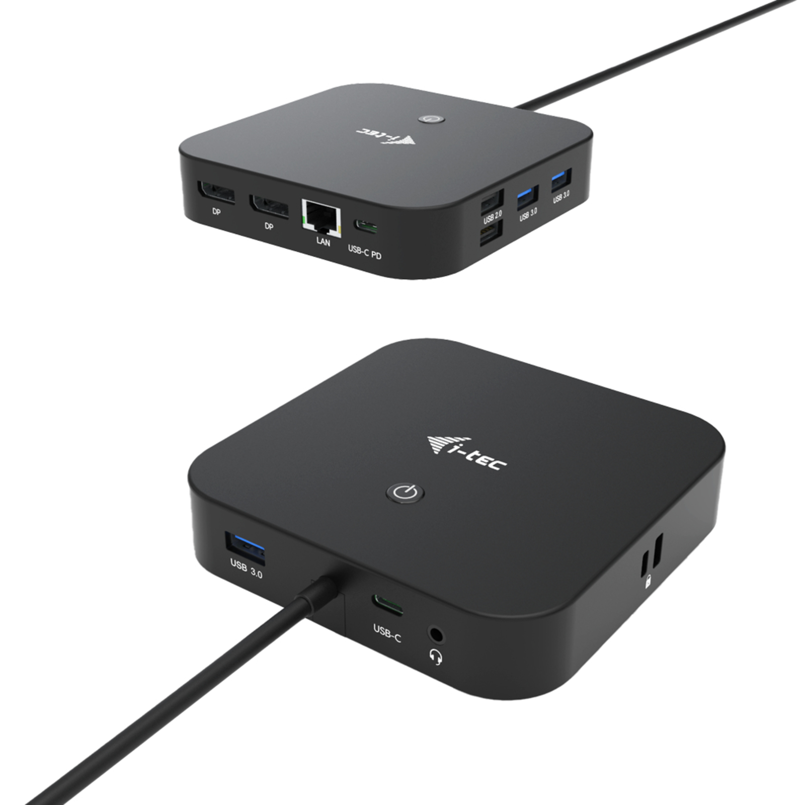 i-tec USB-C Dual Display Docking Station USB-C USB 3.0 LAN DP