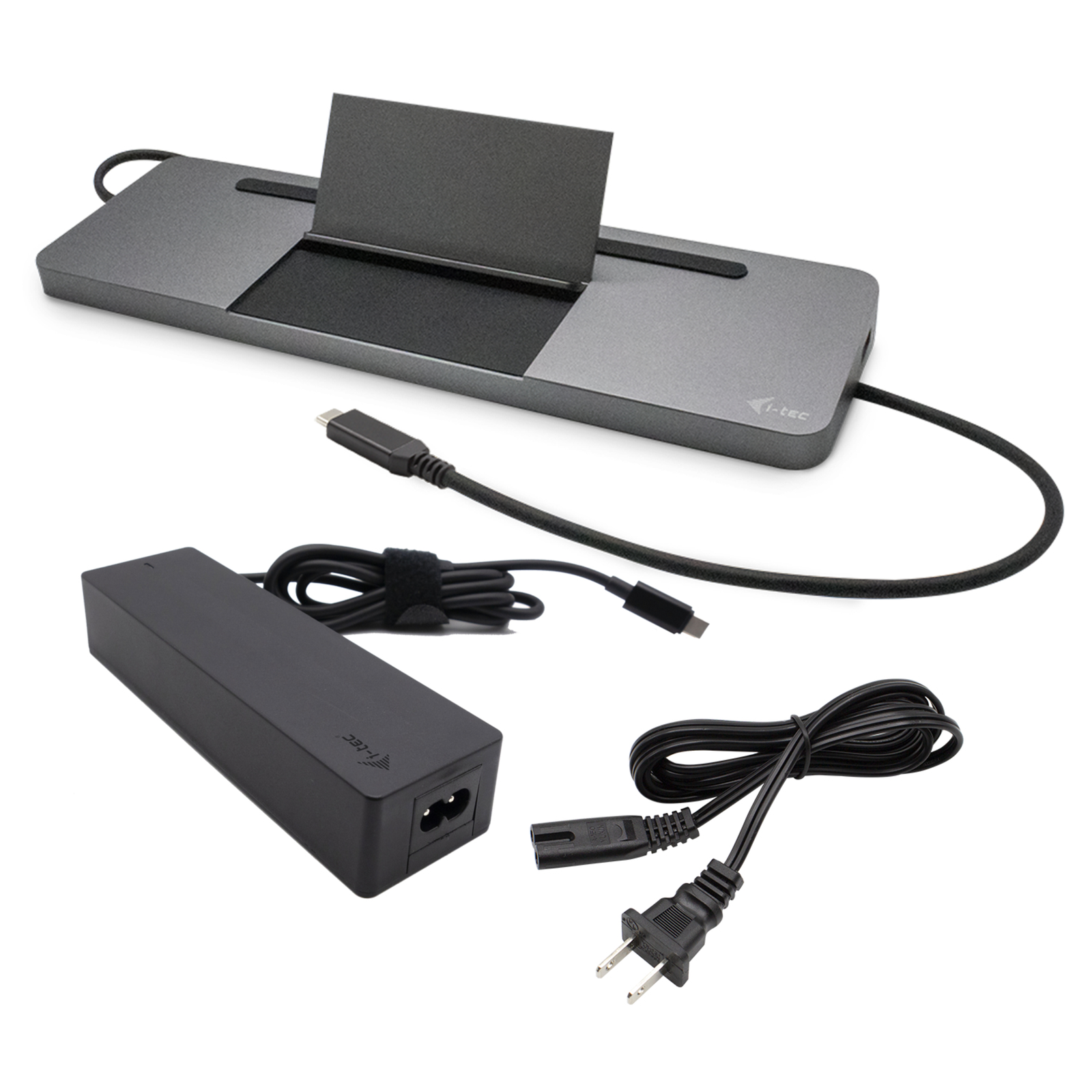 I-TEC USB-C Metal 4K 3xDisplay DS 1xHDMI1xVGA1xDP 1xSD+1xmicroSD CR 1xGLAN 1x35mmAudio 2xUSB 30 20