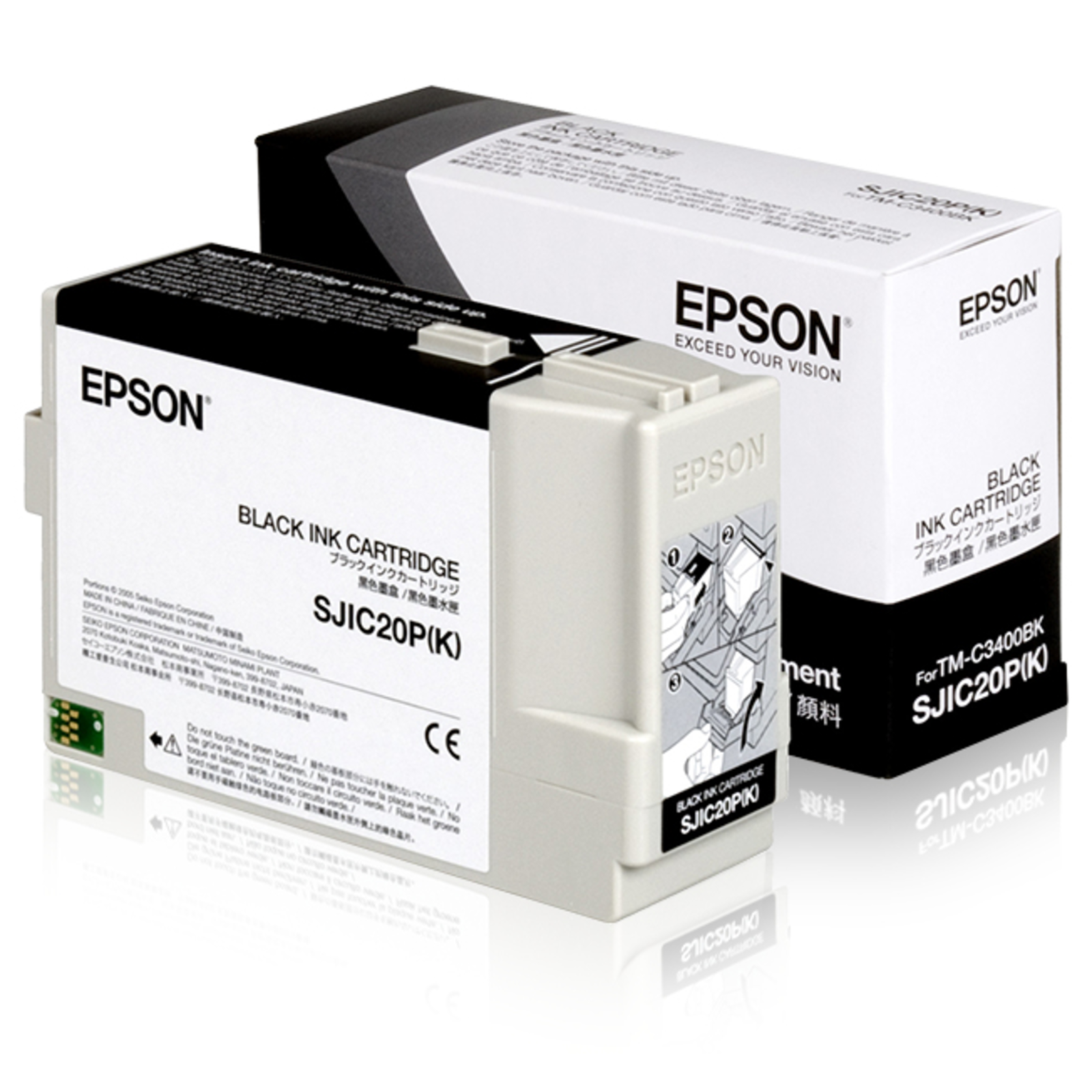 Epson SJIC20PK Black Original Ink Cartridge