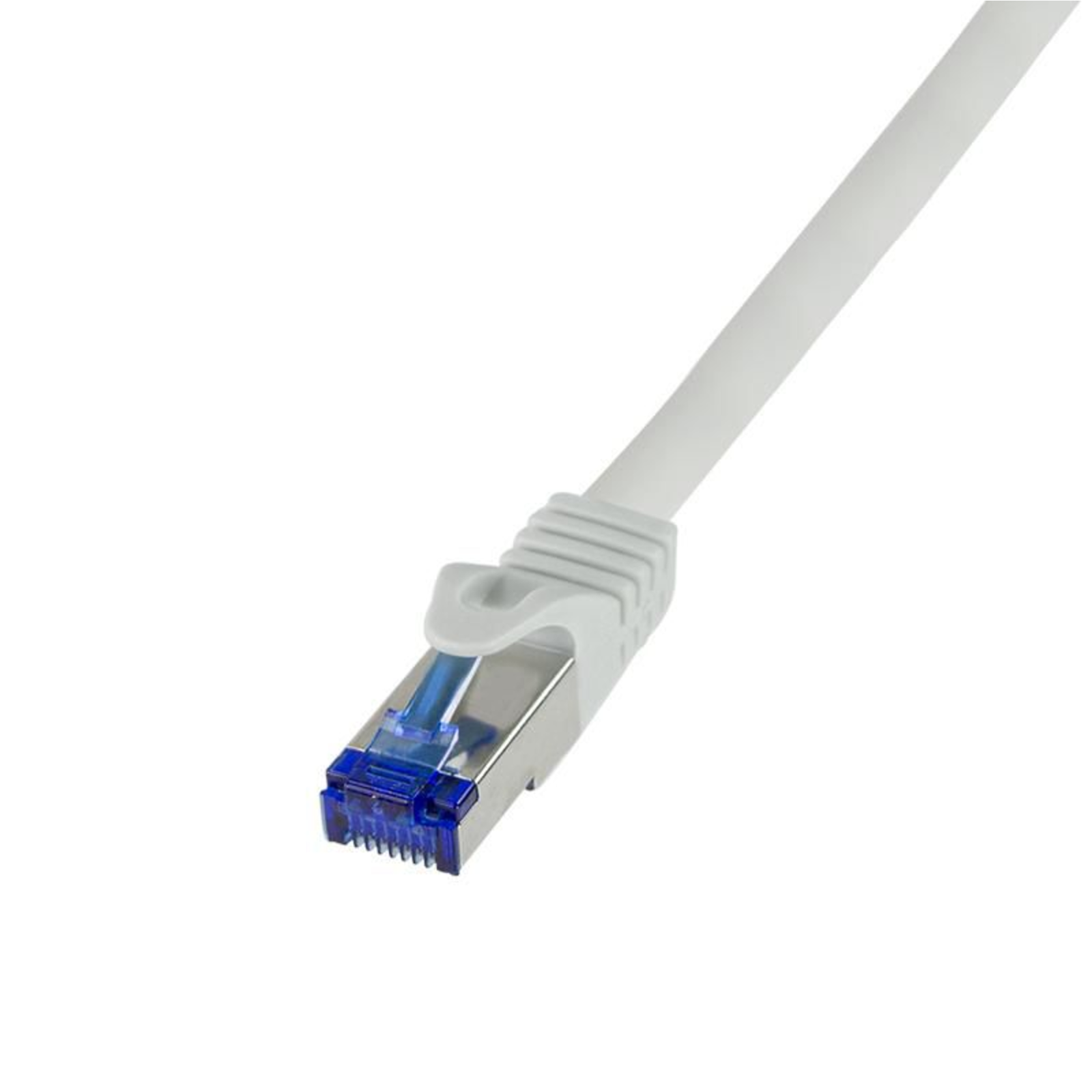 LogiLink Patch Cable Ultraflex Cat.7 Raw S/FTP Grey 0.25 M Network CAT 7 Cable/RJ45 Plug