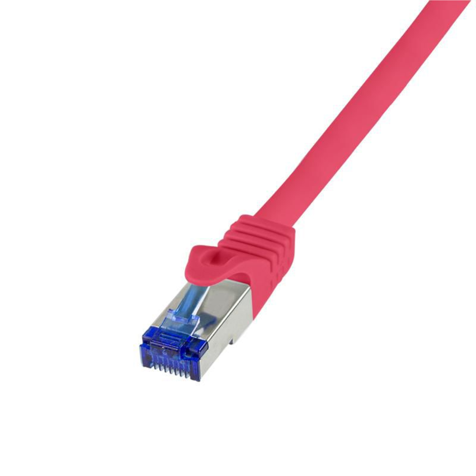 LogiLink C6A024S RJ45 CAT 6a S/FTP 0.50 M Red 1 Pc.